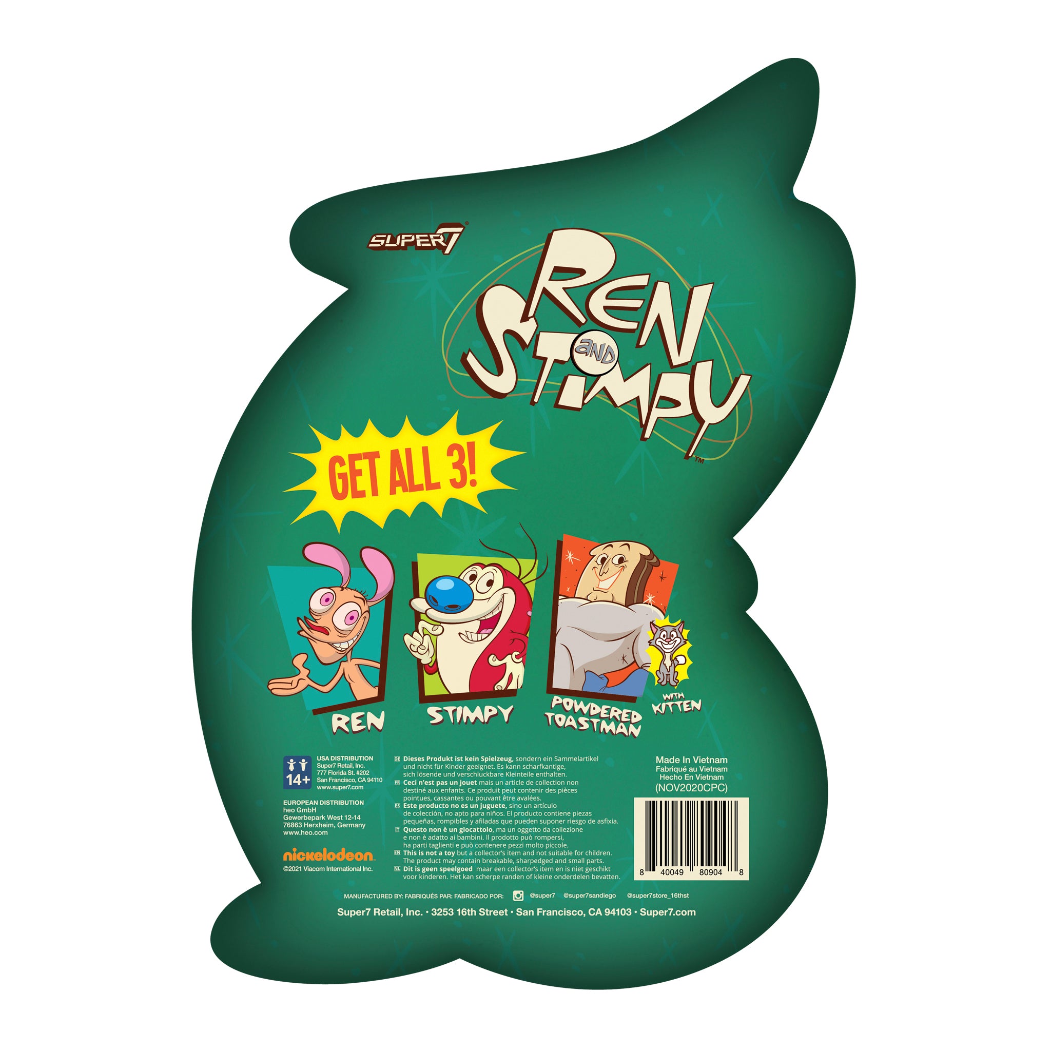 Ren & Stimpy ReAction Figure Wave 1 - Stimpy