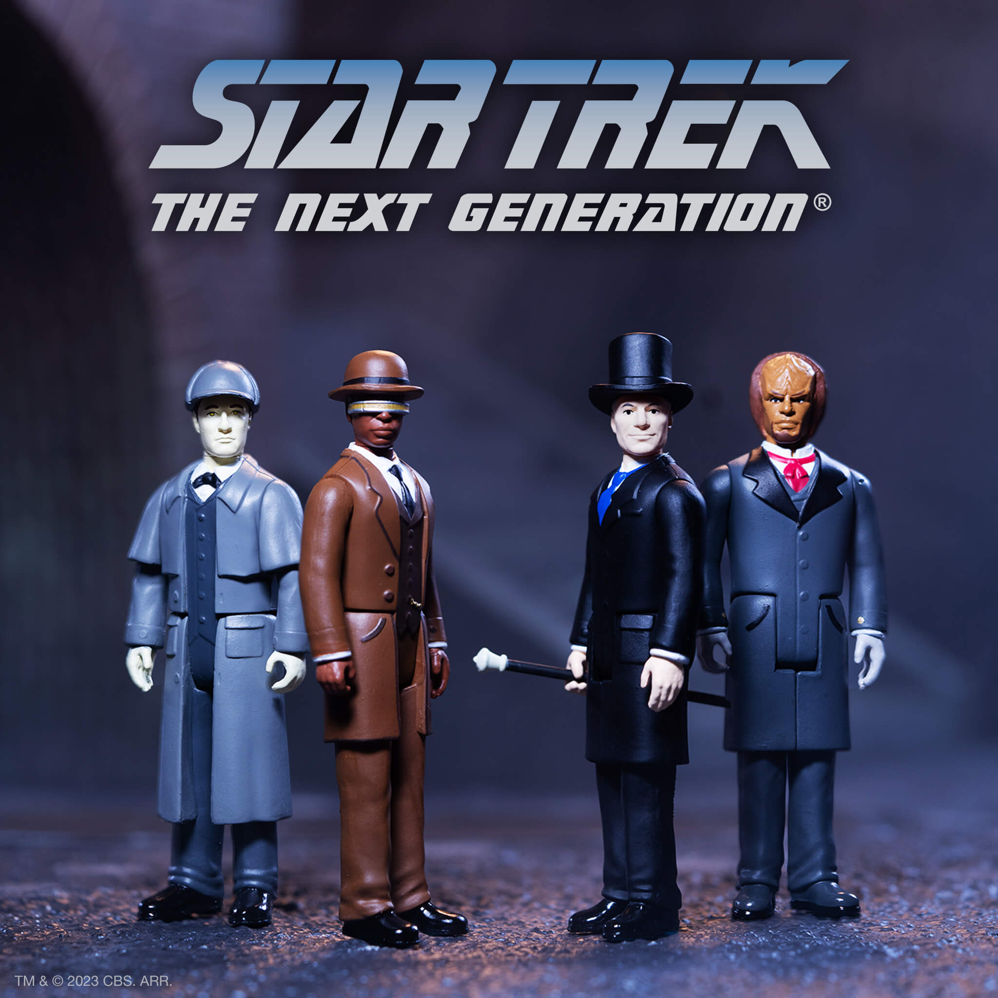 Star Trek: The Next Generation ReAction Figures Wave 3 - Set of 4