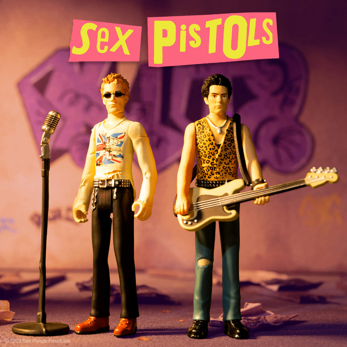 Sex Pistols ReAction Figures Wave 1 - Johnny Rotten and Sid