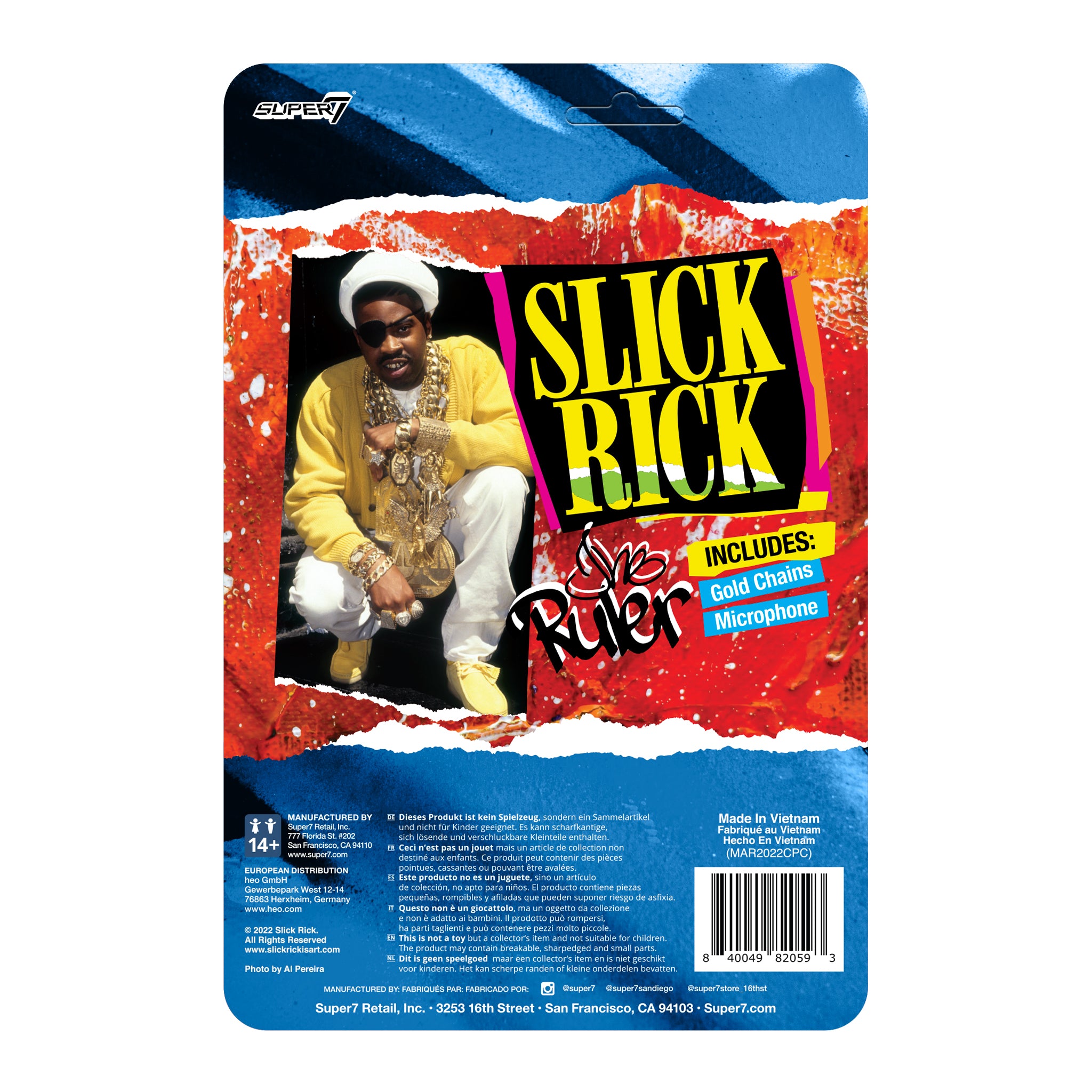 Slick Rick ReAction Figure Wave 1