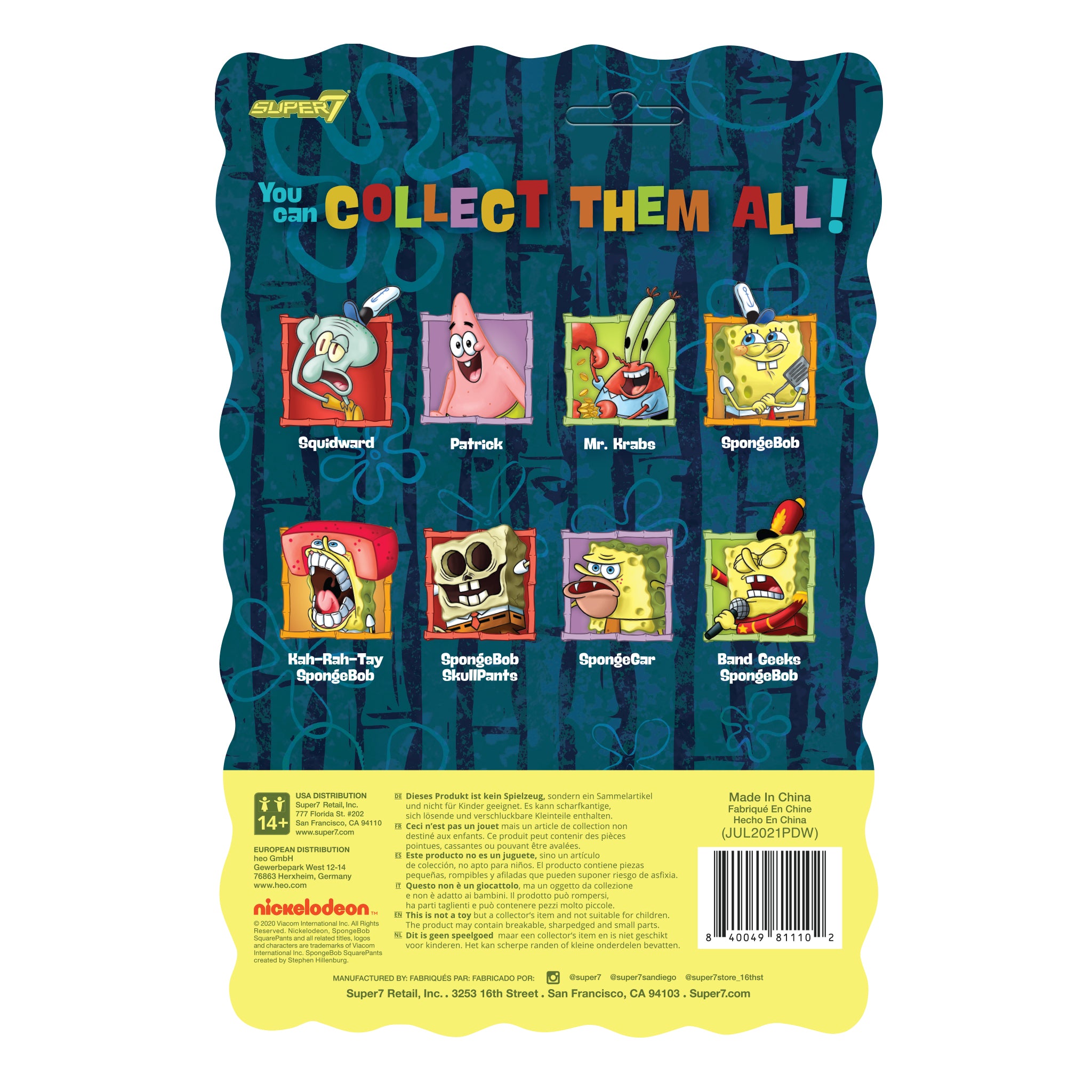 SpongeBob SquarePants ReAction Wave 2 - Band Geeks SpongeBob