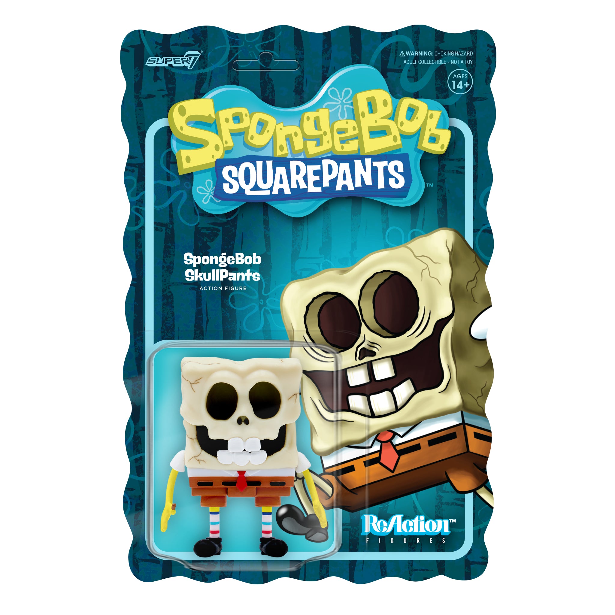 SpongeBob SquarePants ReAction Wave 2 - SpongeBob SkullPants