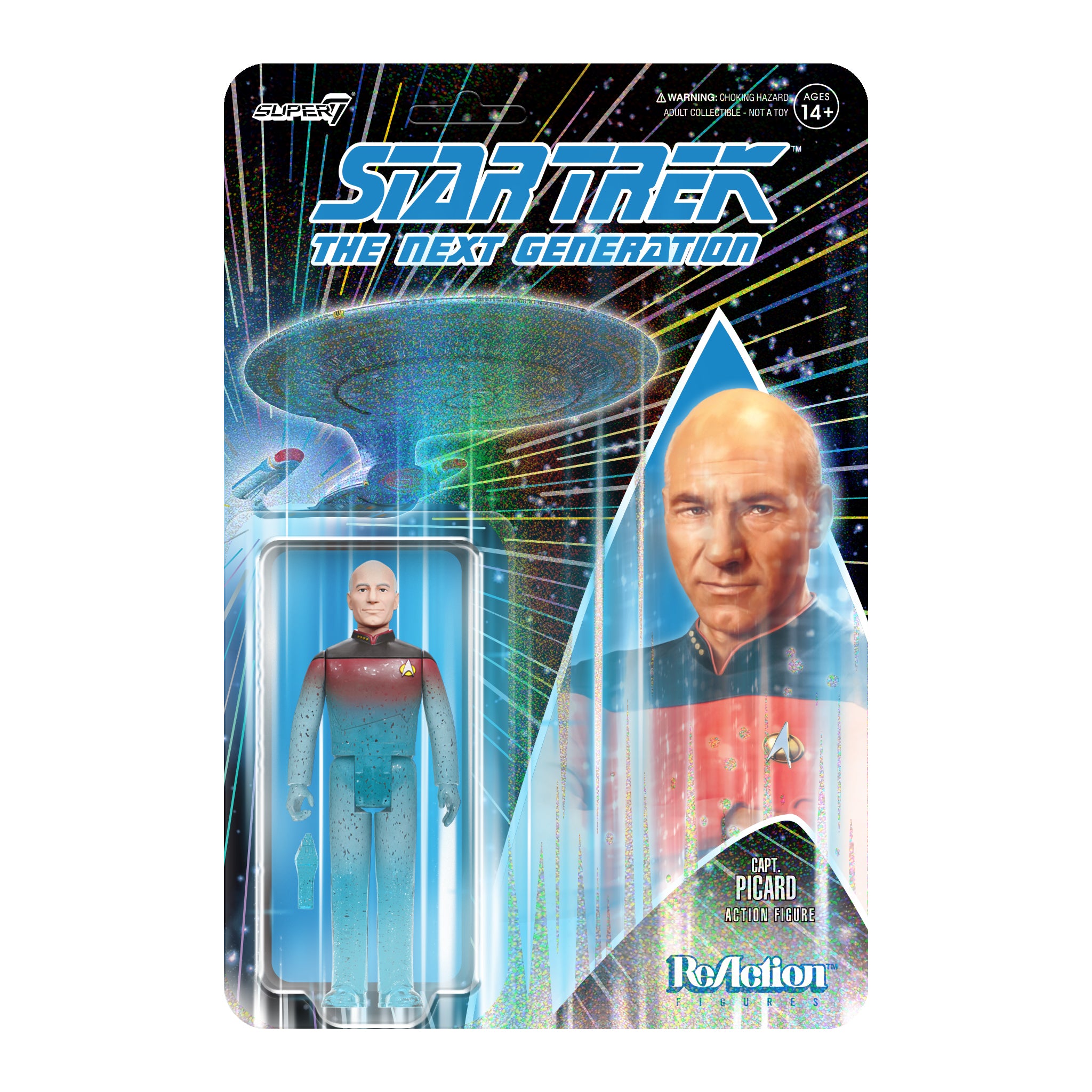 Star Trek: The Next Generation ReAction - Captain Picard Transporter (Glitter)