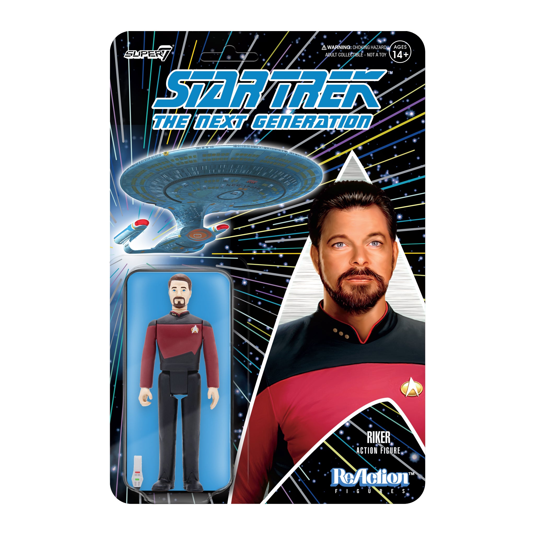 Star Trek: The Next Generation ReAction Figure Wave 2 - Commander Riker