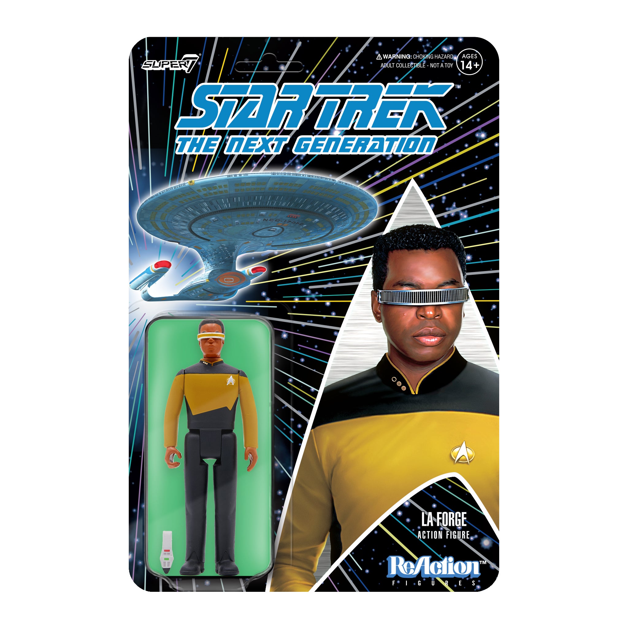 Star Trek: The Next Generation ReAction Figure Wave 2 - Lt. Commander La Forge