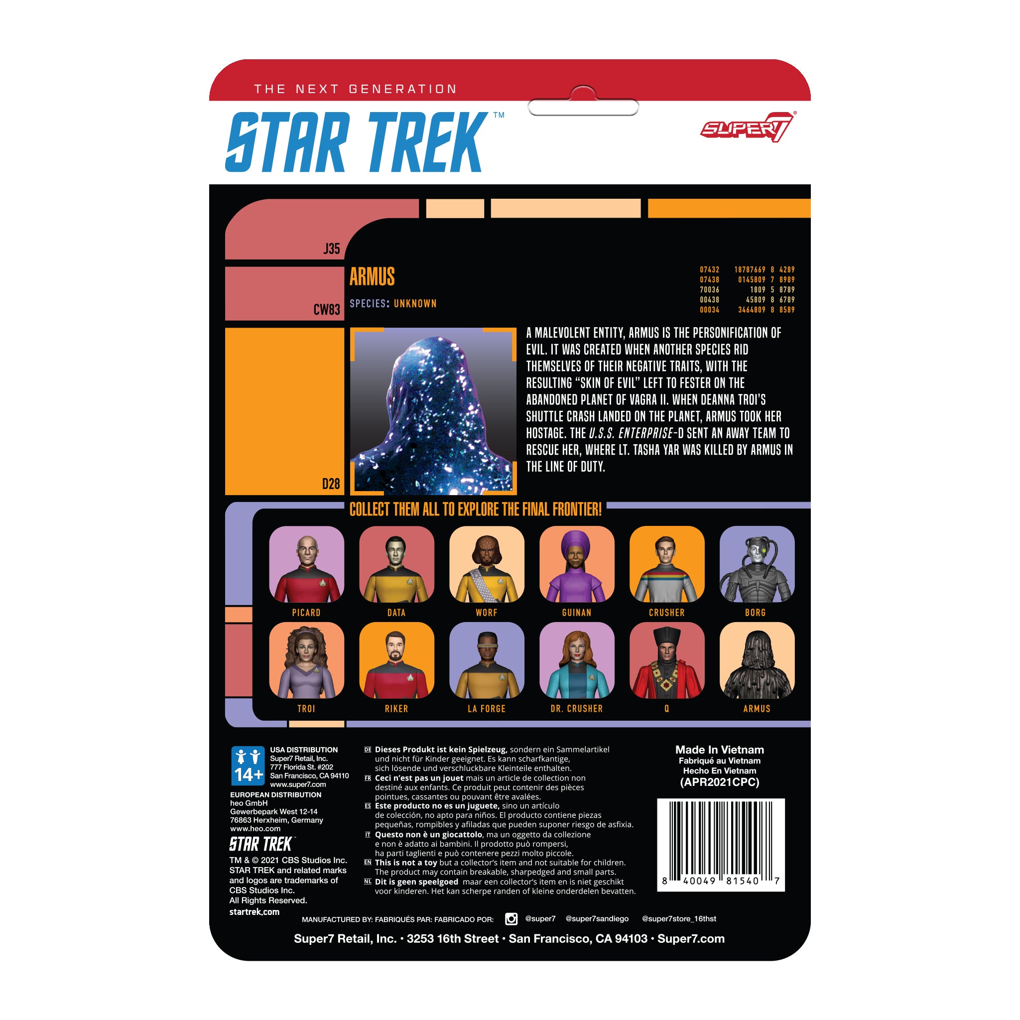 Star Trek: The Next Generation ReAction Figure Wave 2 - Armus