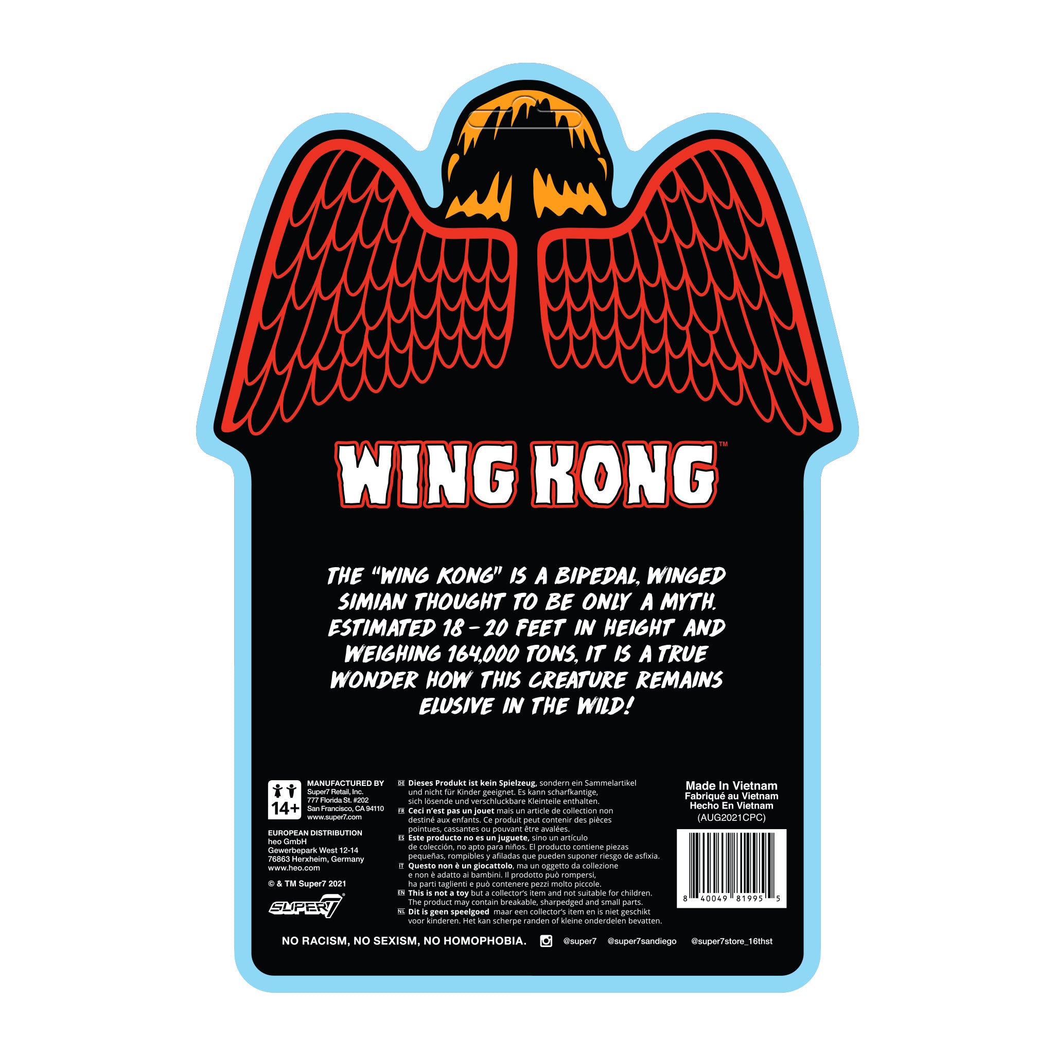 Super7 ReAction Figure - Wing Kong