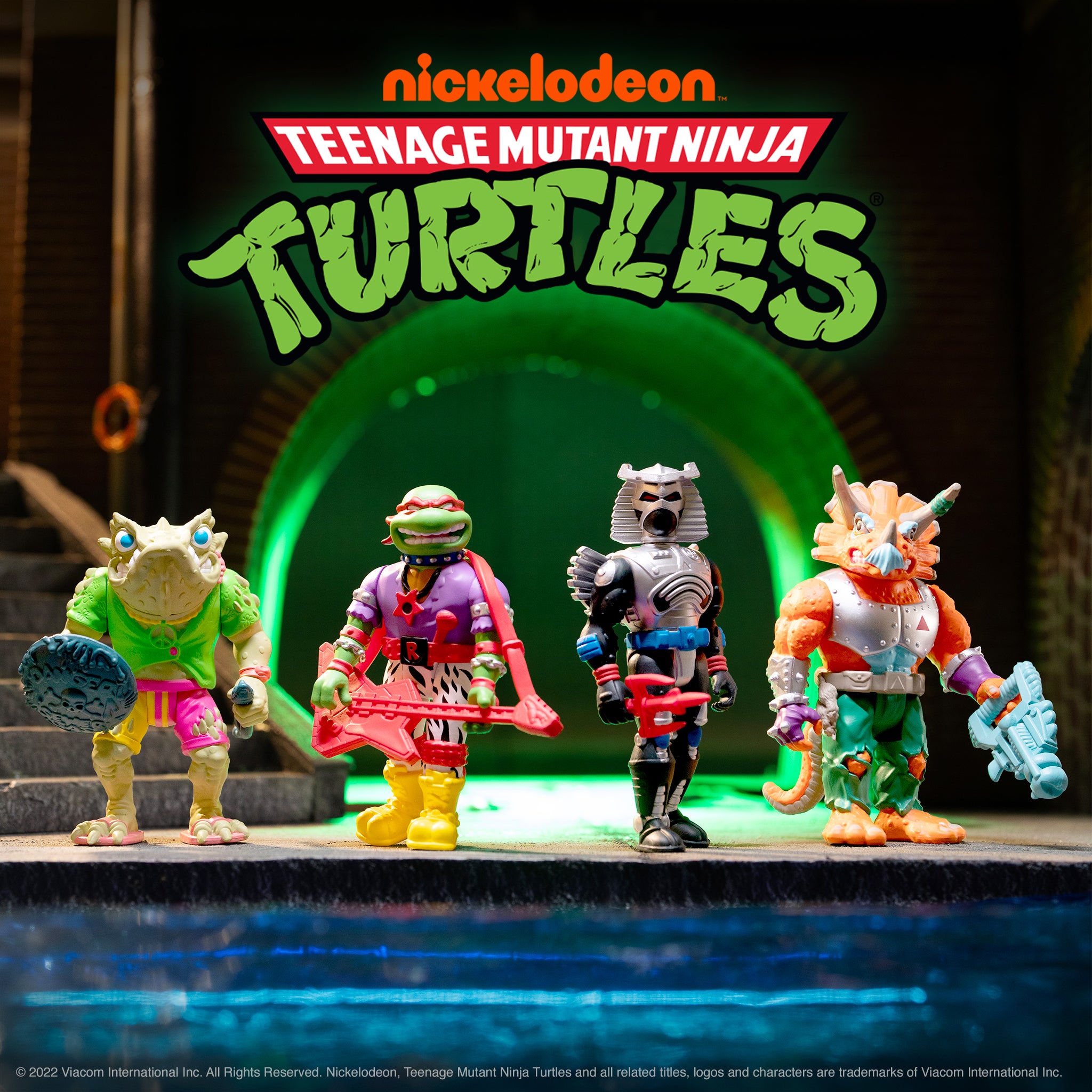 Teenage Mutant Ninja Turtles ReAction Set - Wave 6 (Set of 4)