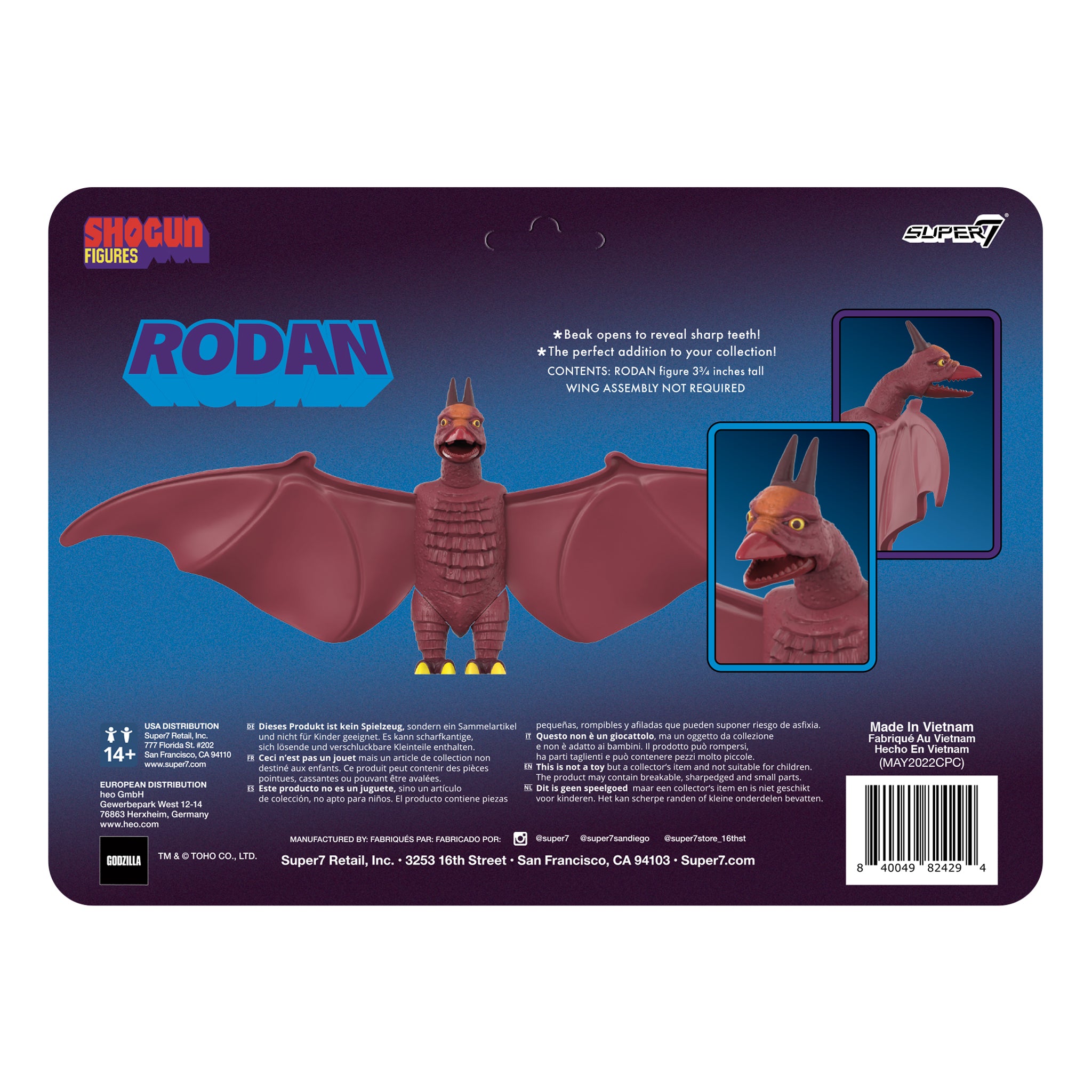 Toho ReAction Figure Wave 1 - Shogun Rodan