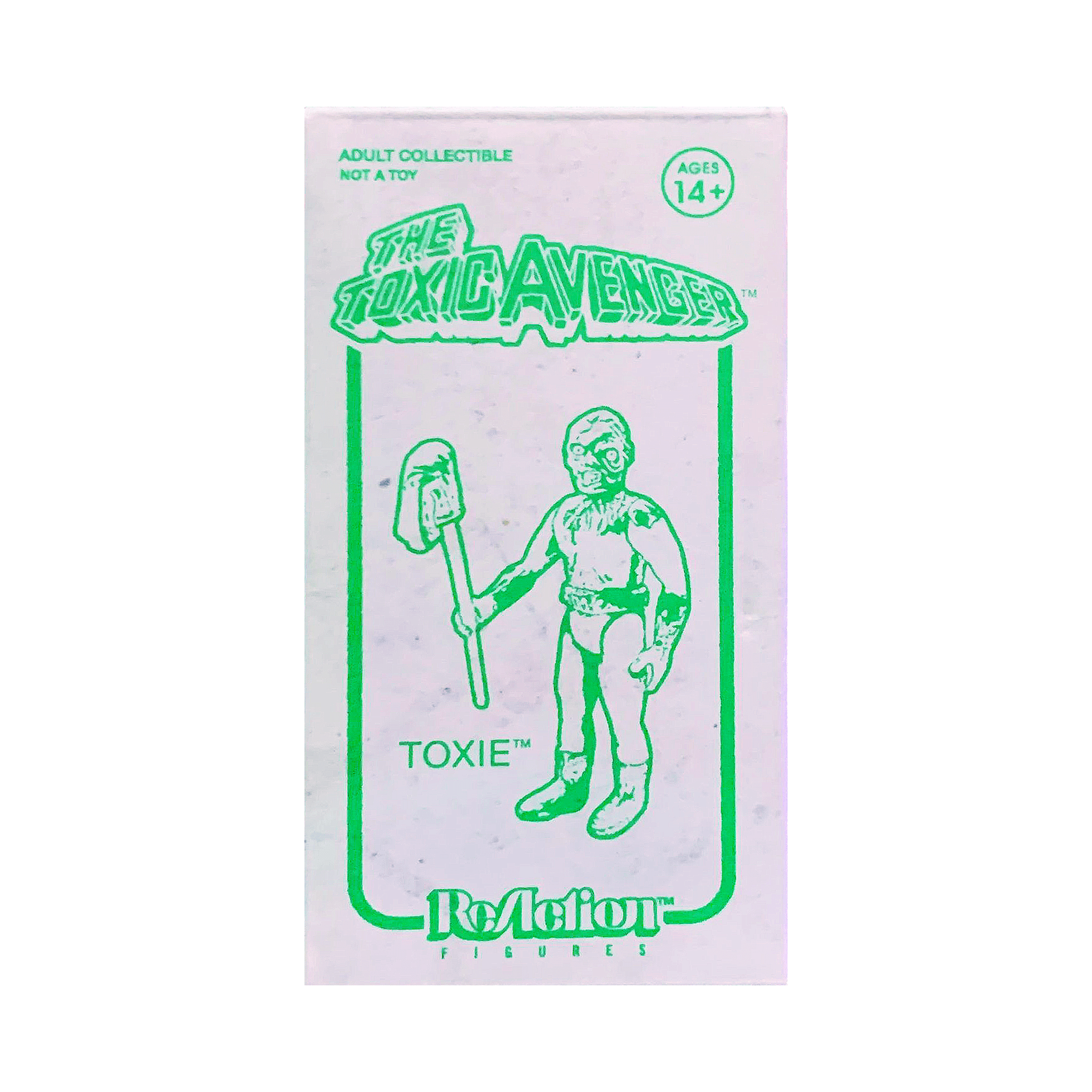 Toxic Avenger ReAction Figure - Translucent Green Slime in Box