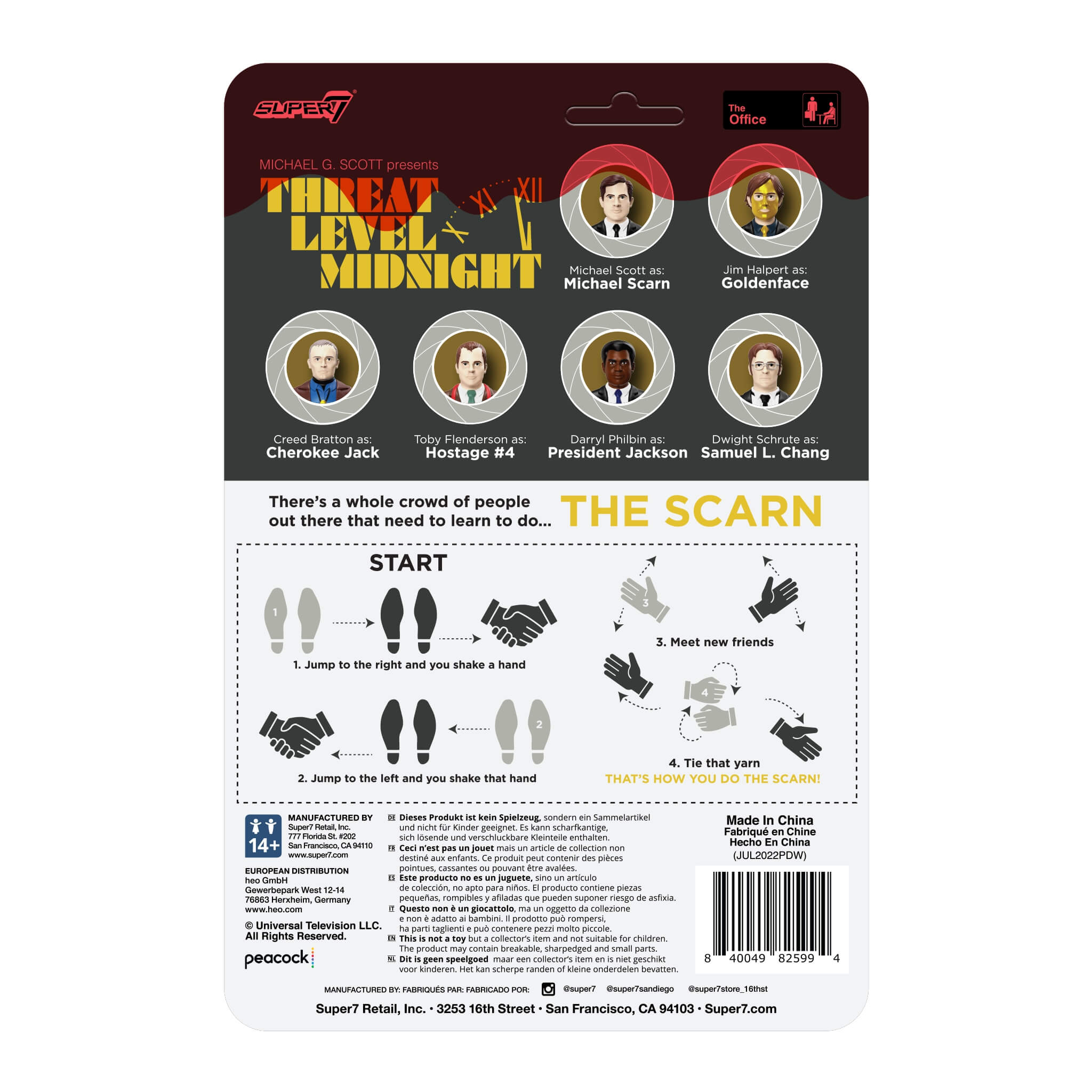 The Office ReAction Figures Wave 1 - Creed Bratton as Cherokee Jack