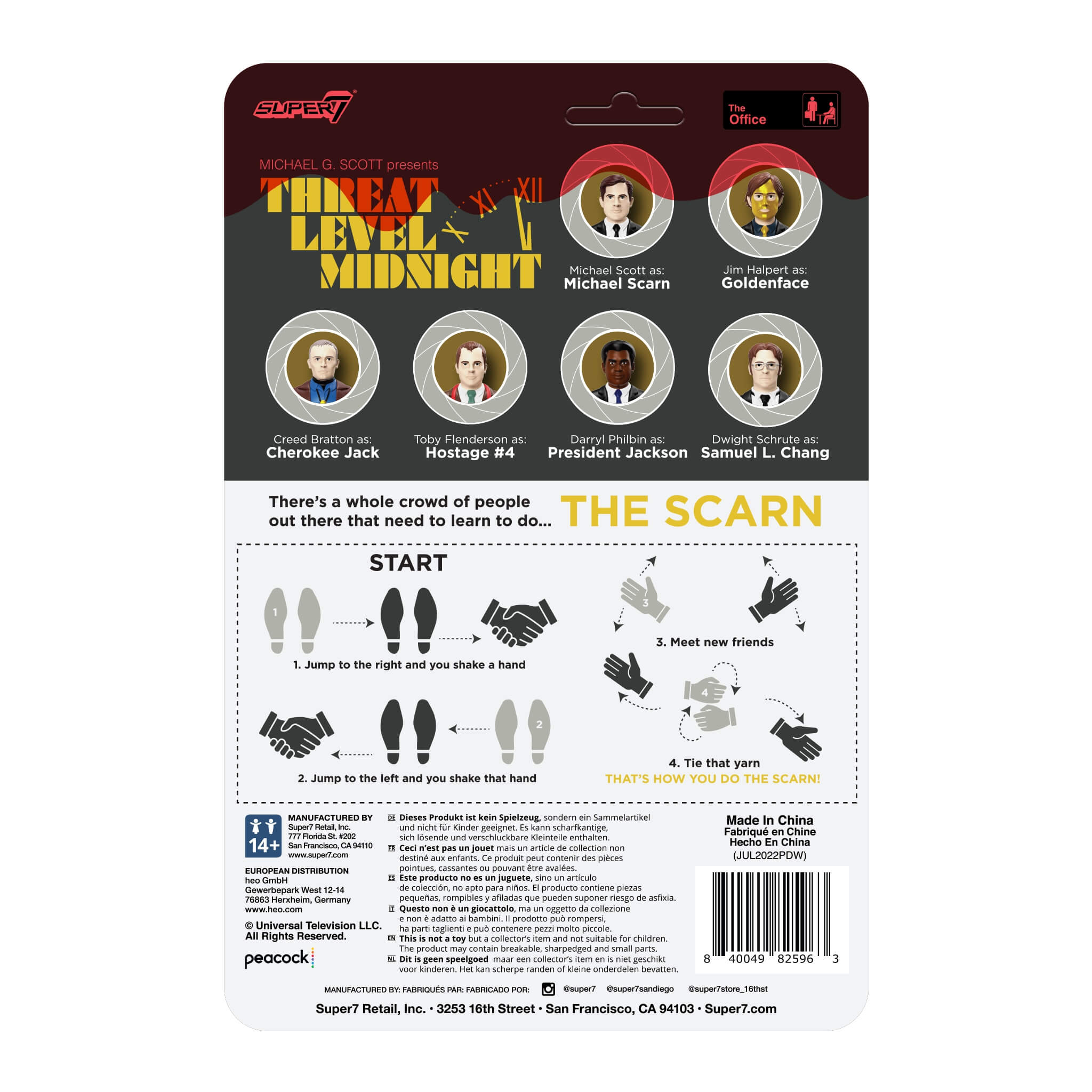 The Office ReAction Figures Wave 1 - Michael Scott as Michael Scarn