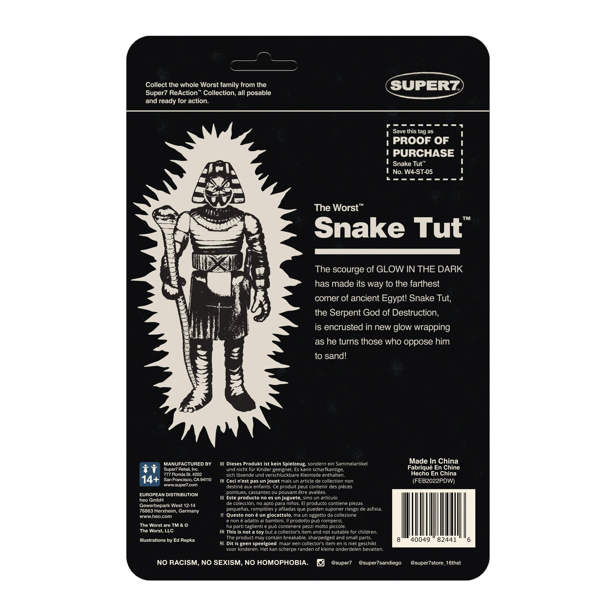 The Worst ReAction Wave 1 - Snake Tut (Monster Glow)