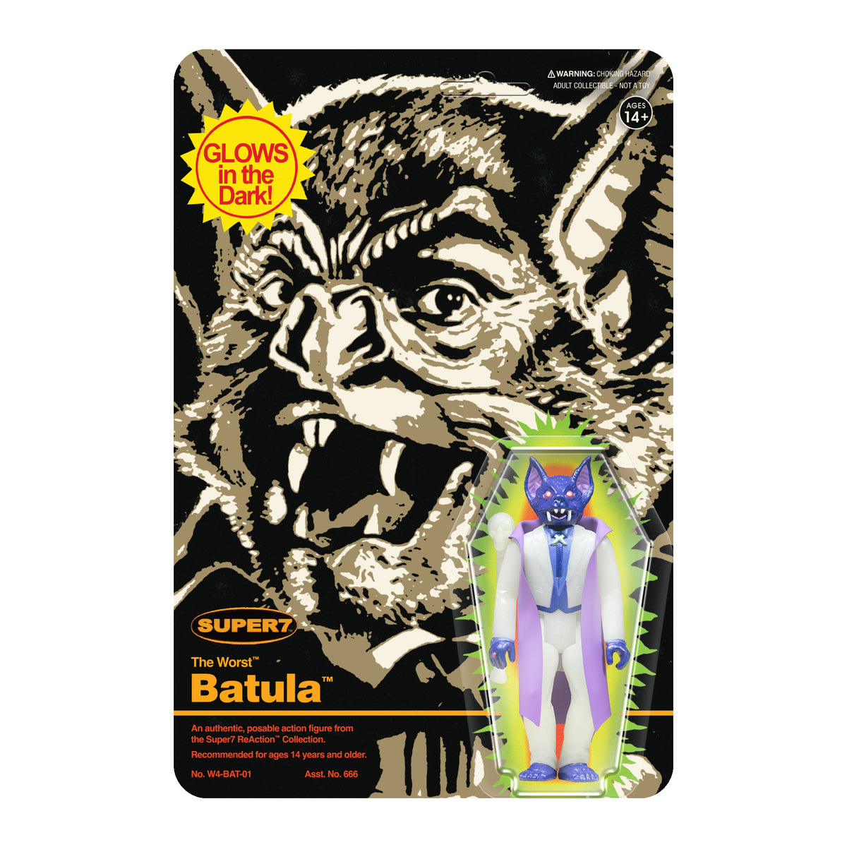 The Worst ReAction Wave 1 - Batula (Monster Glow)