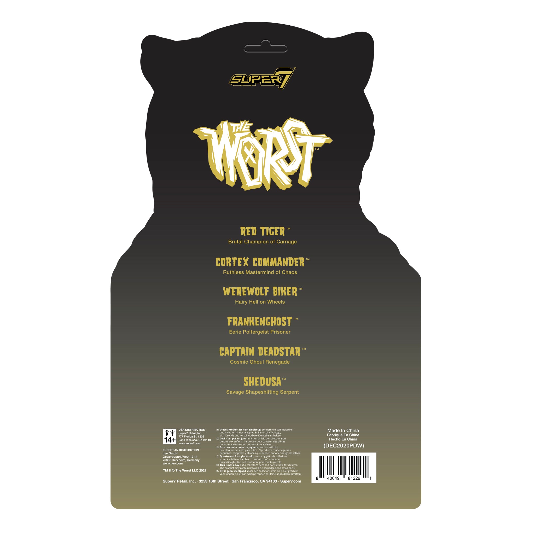 The Worst ReAction Figure - Red Tiger (Monster Glow)