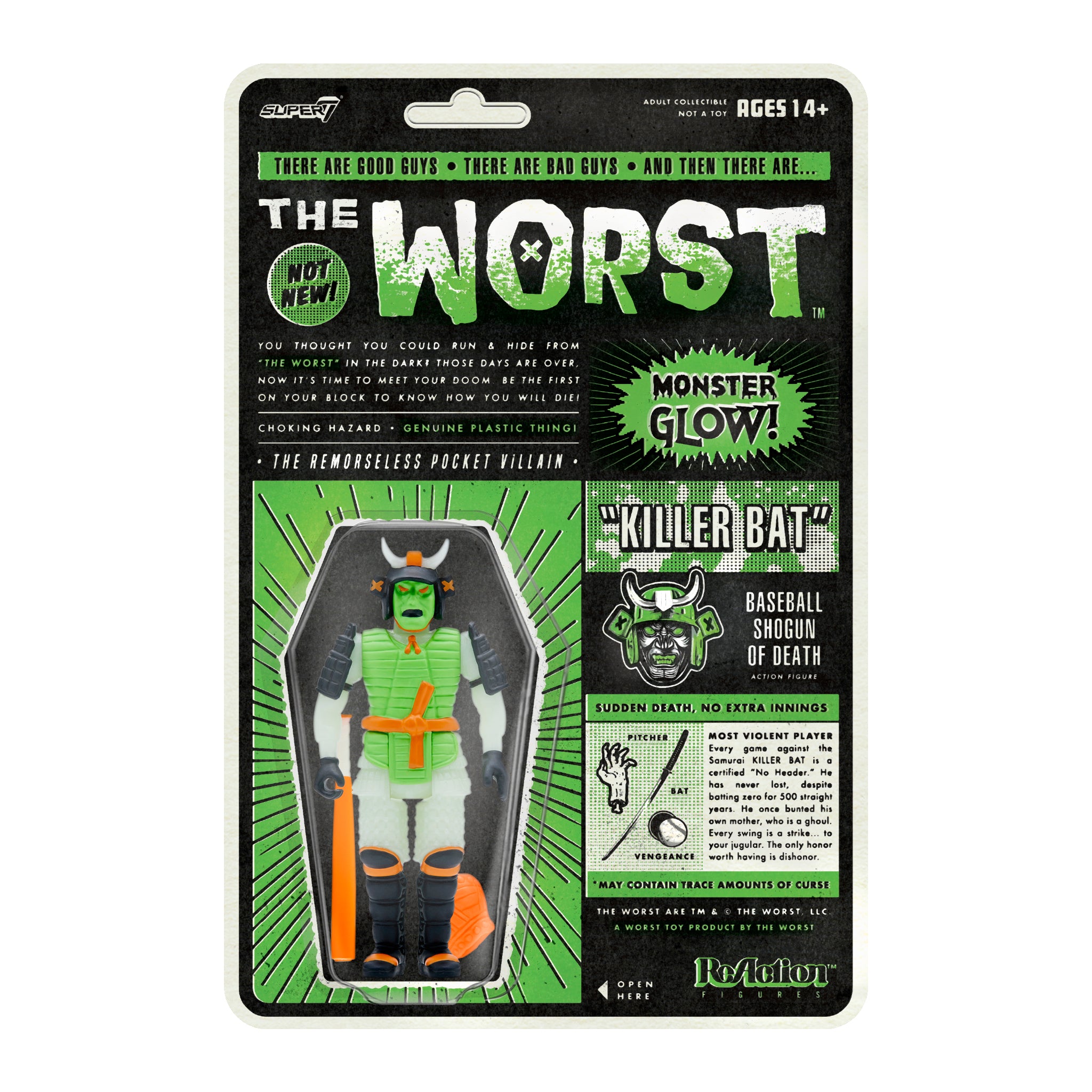 The Worst ReAction Figures Wave 3 - Killer Bat (Hell-oween Glow)