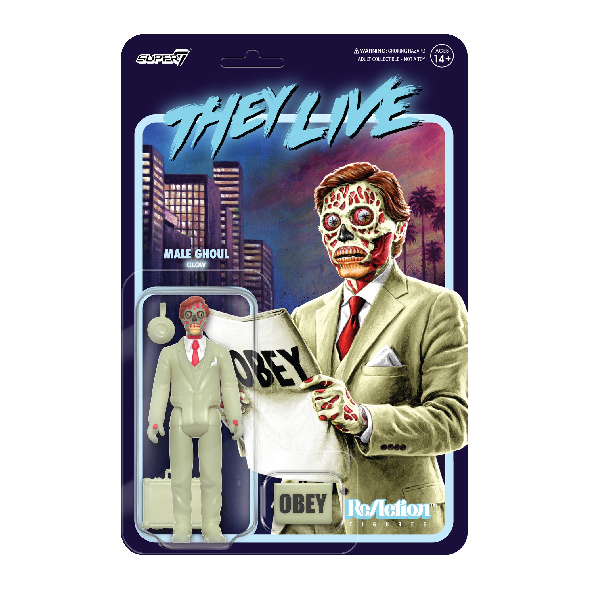 They Live ReAction Wave 2 - Male Ghoul (Glow)