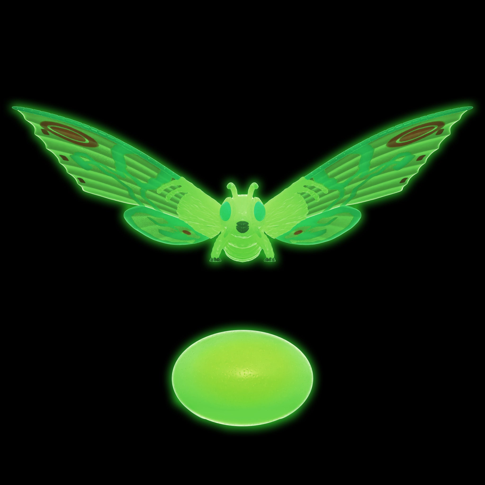 Toho ReAction Figure Wave 1 - Shogun Mothra (Glow)
