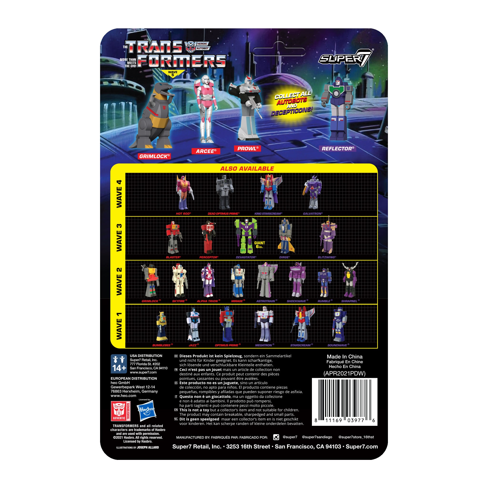 Transformers ReAction Figure Wave 5 - Arcee
