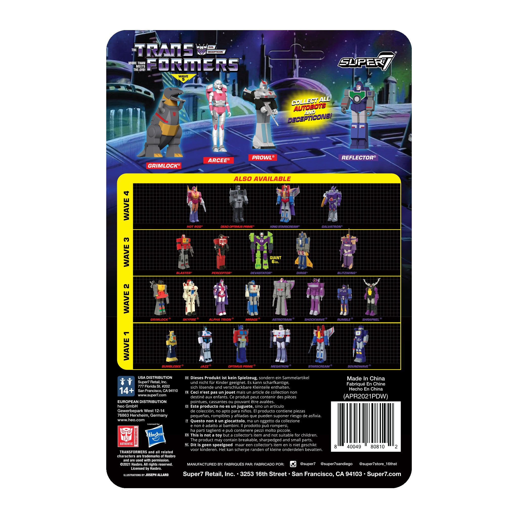 Transformers ReAction Figure Wave 5 - Reflector