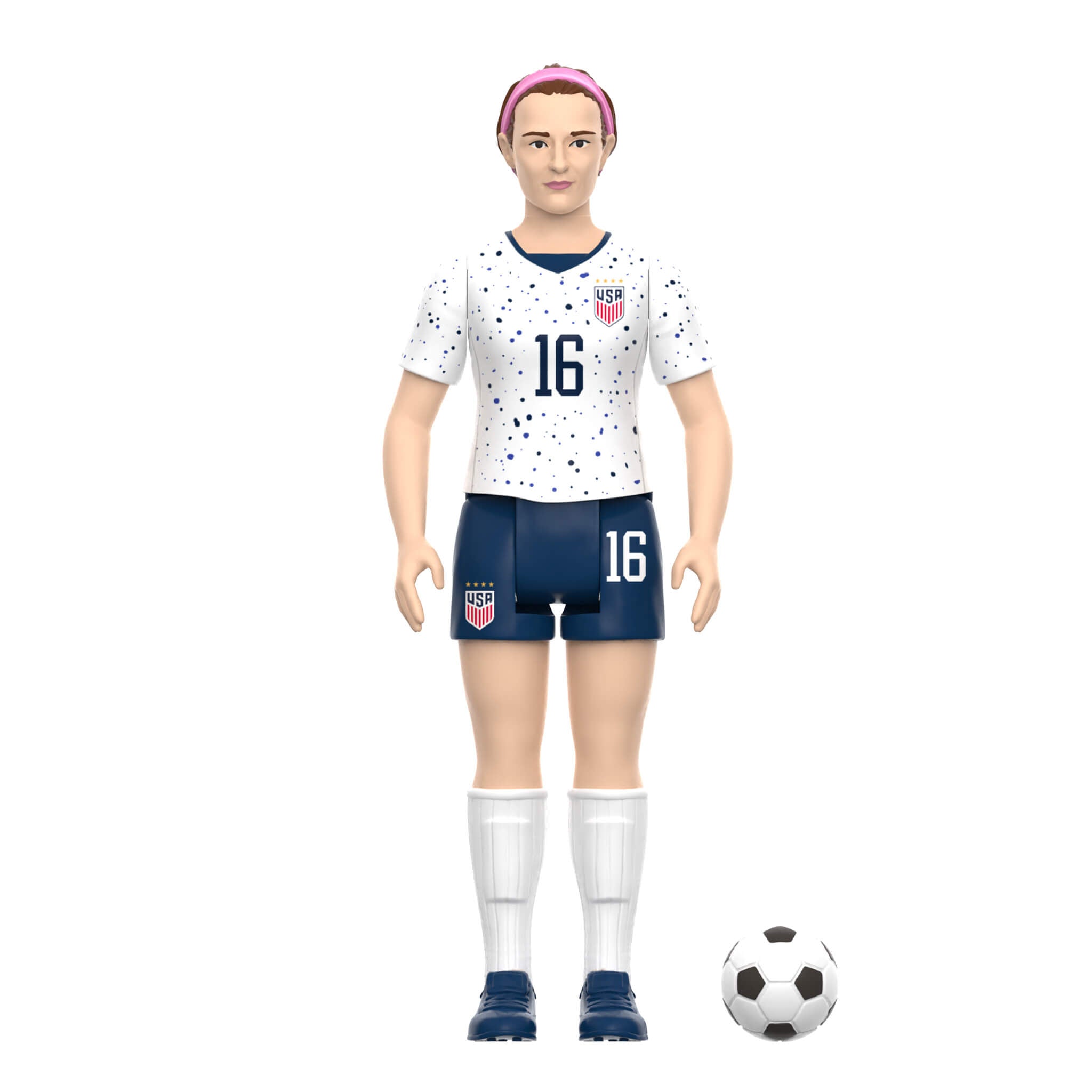 USWNT Soccer ReAction Figures Wave 2 - 2023 World Cup Home Kit Set of 5