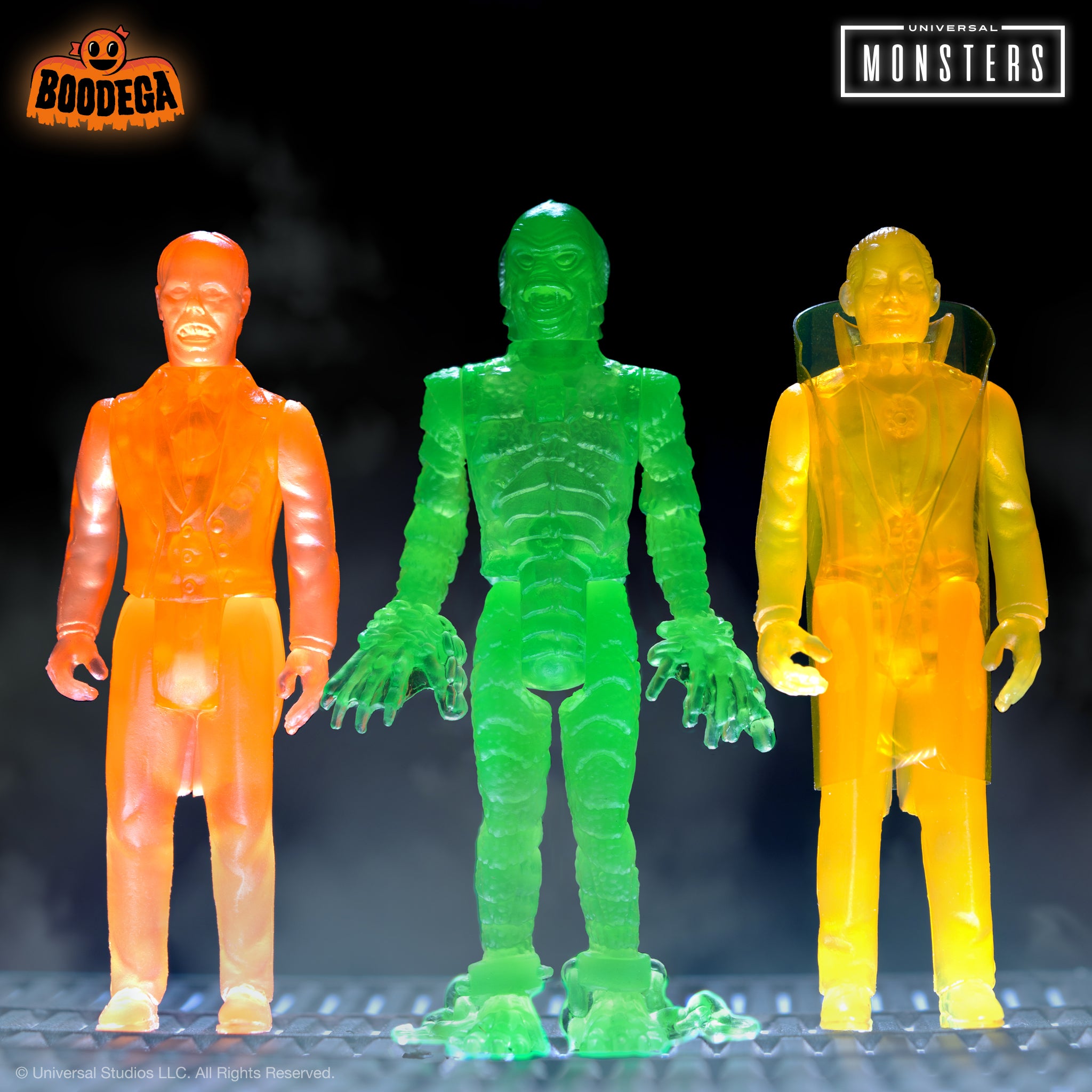 Universal Monsters ReAction Luminators - Full Set