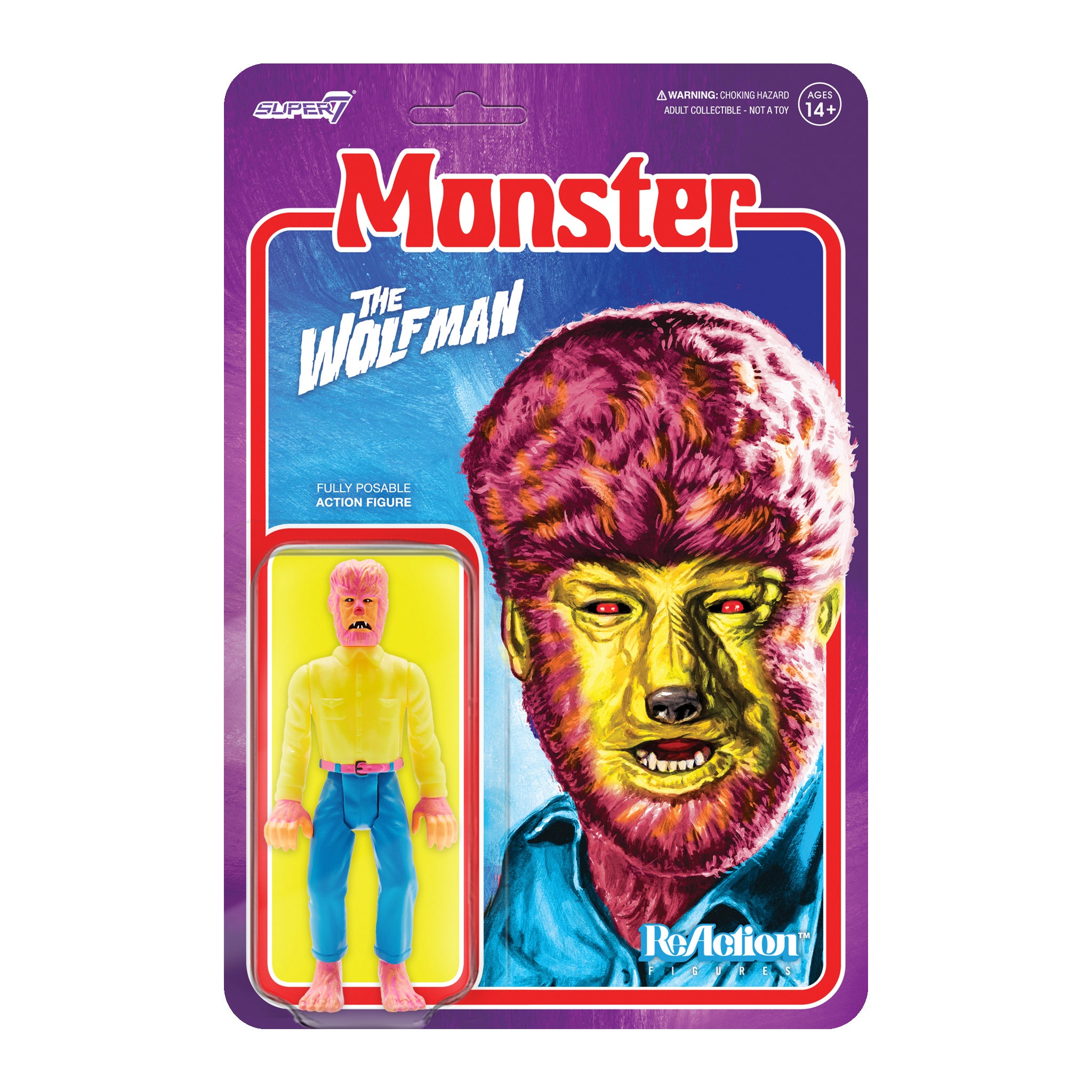 Universal Monsters ReAction Figure - The Wolf Man (Costume Colors)