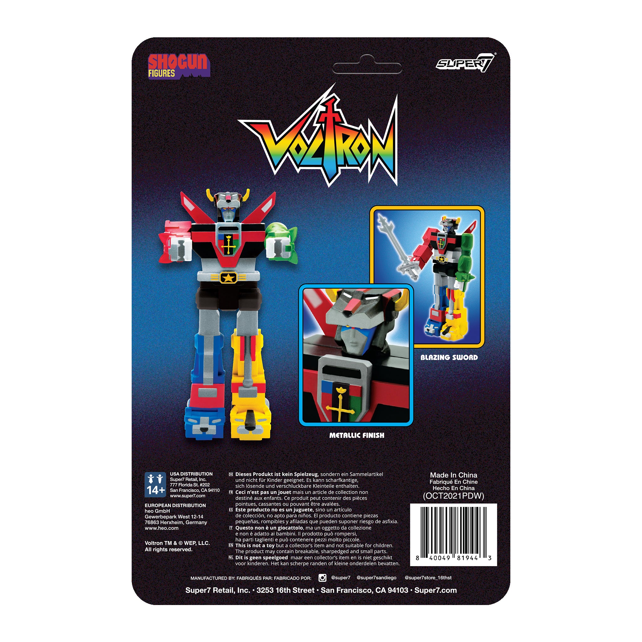 Voltron ReAction Figure - Voltron (Shogun)