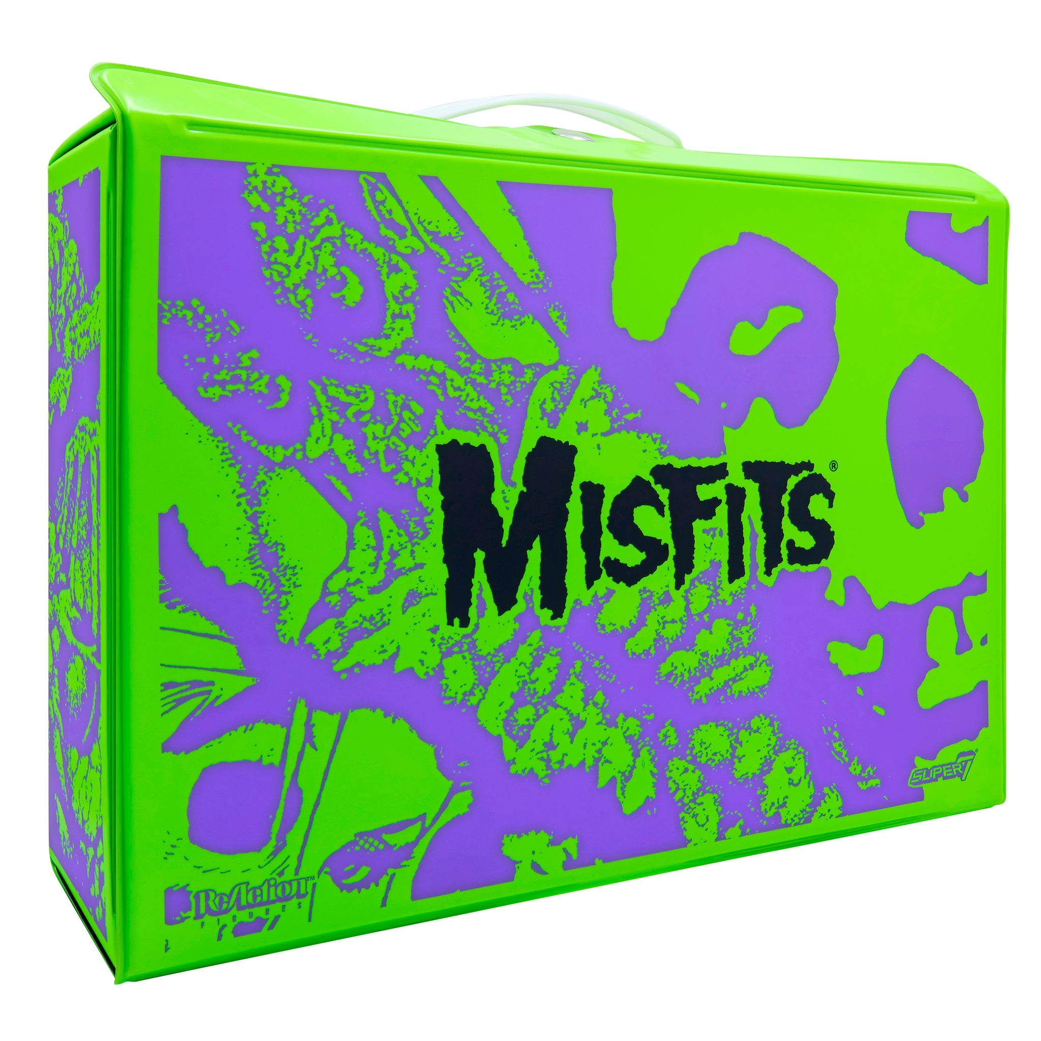 Misfits ReAction Figures - Carry Case with Fiend (Neon Green Purple)