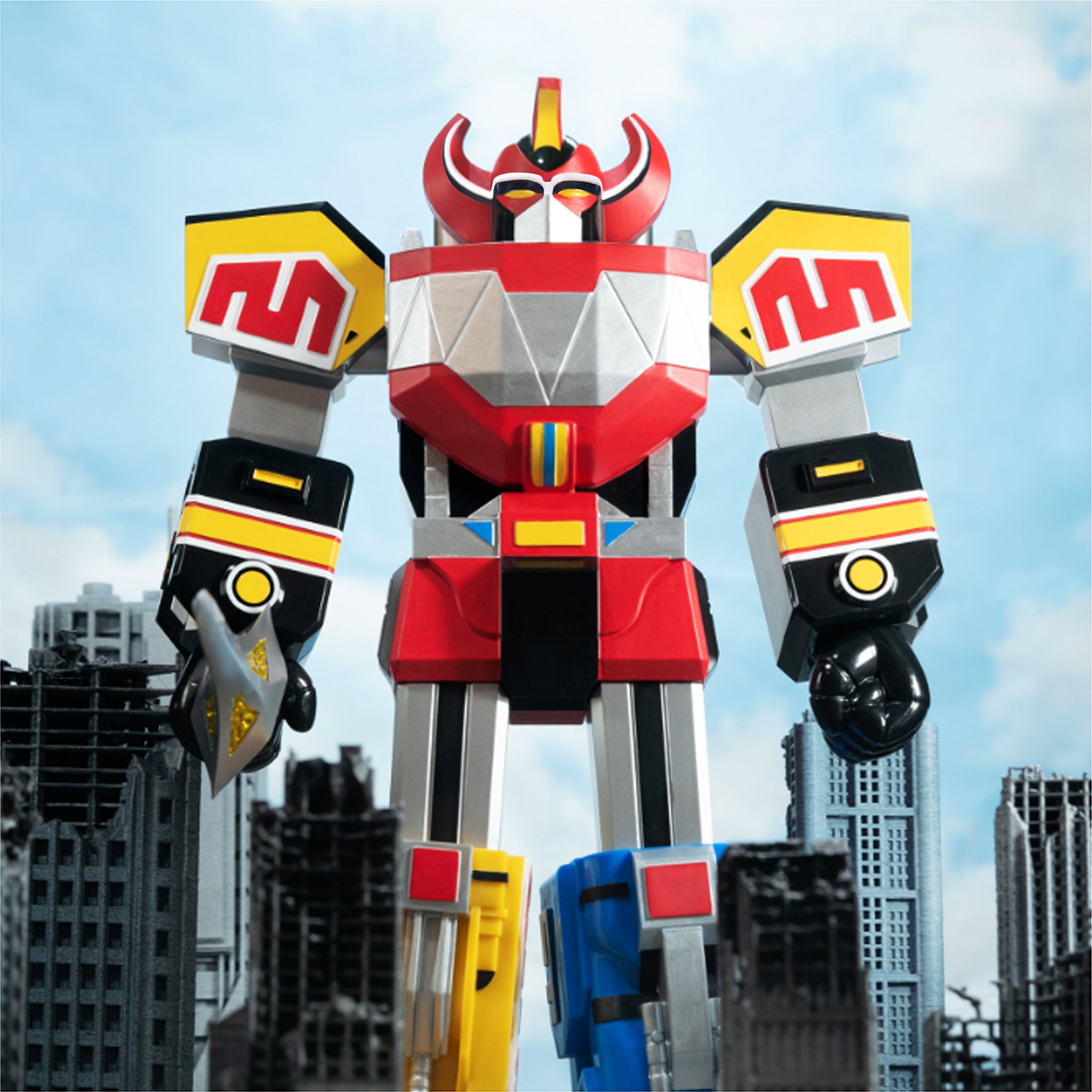 Mighty Morphin Power Rangers Super Cyborg - Megazord (Original)