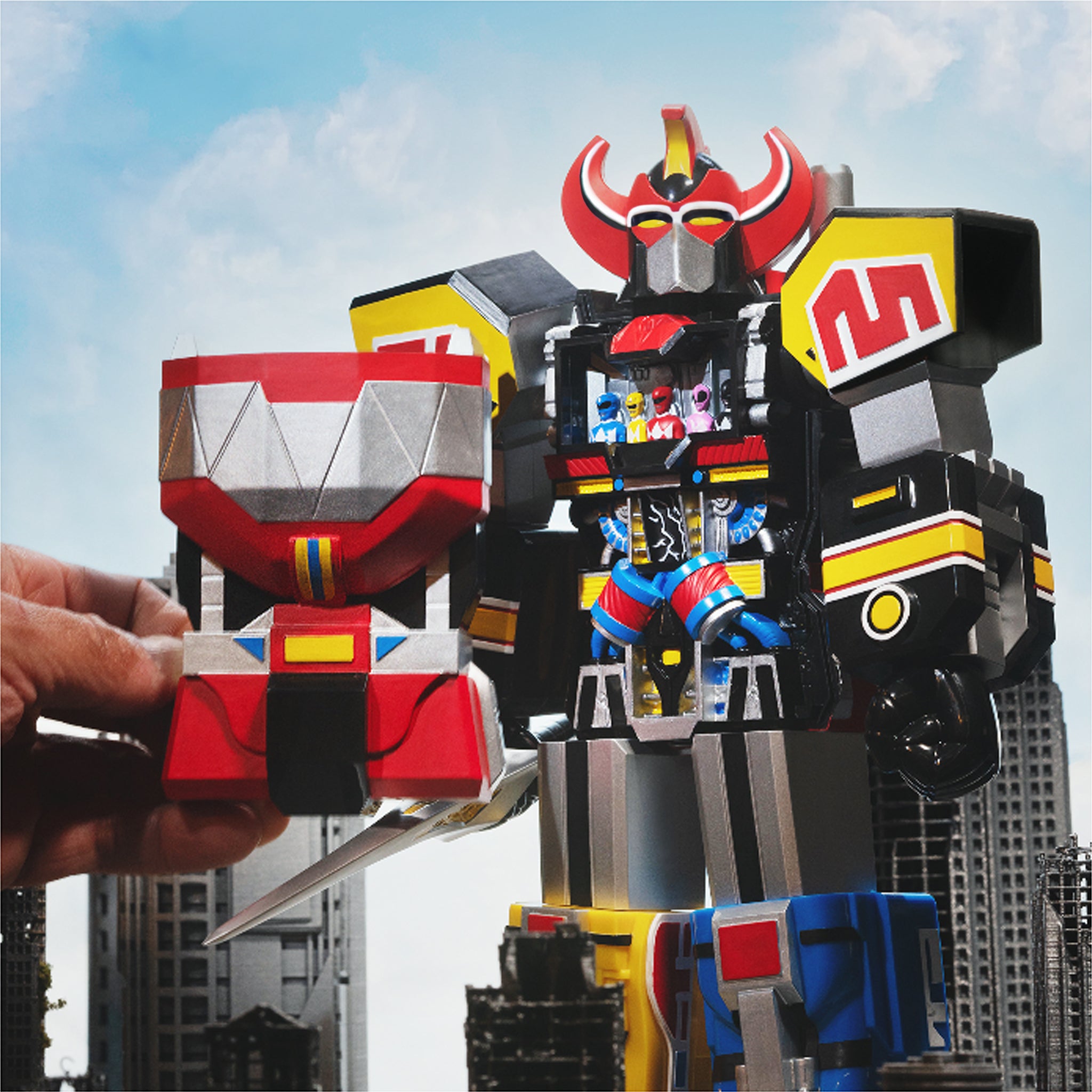 Mighty Morphin Power Rangers Super Cyborg - Megazord (Original)