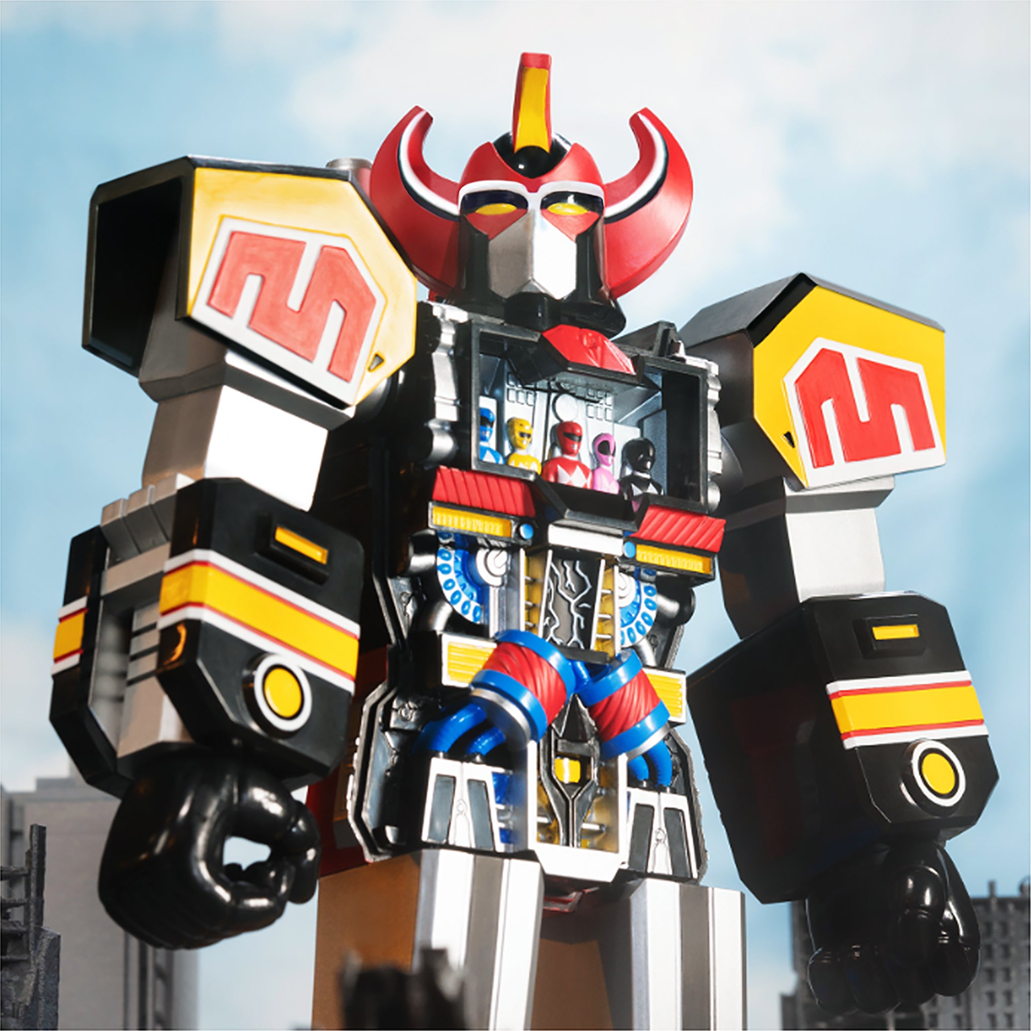 Mighty Morphin Power Rangers Super Cyborg - Megazord (Original)