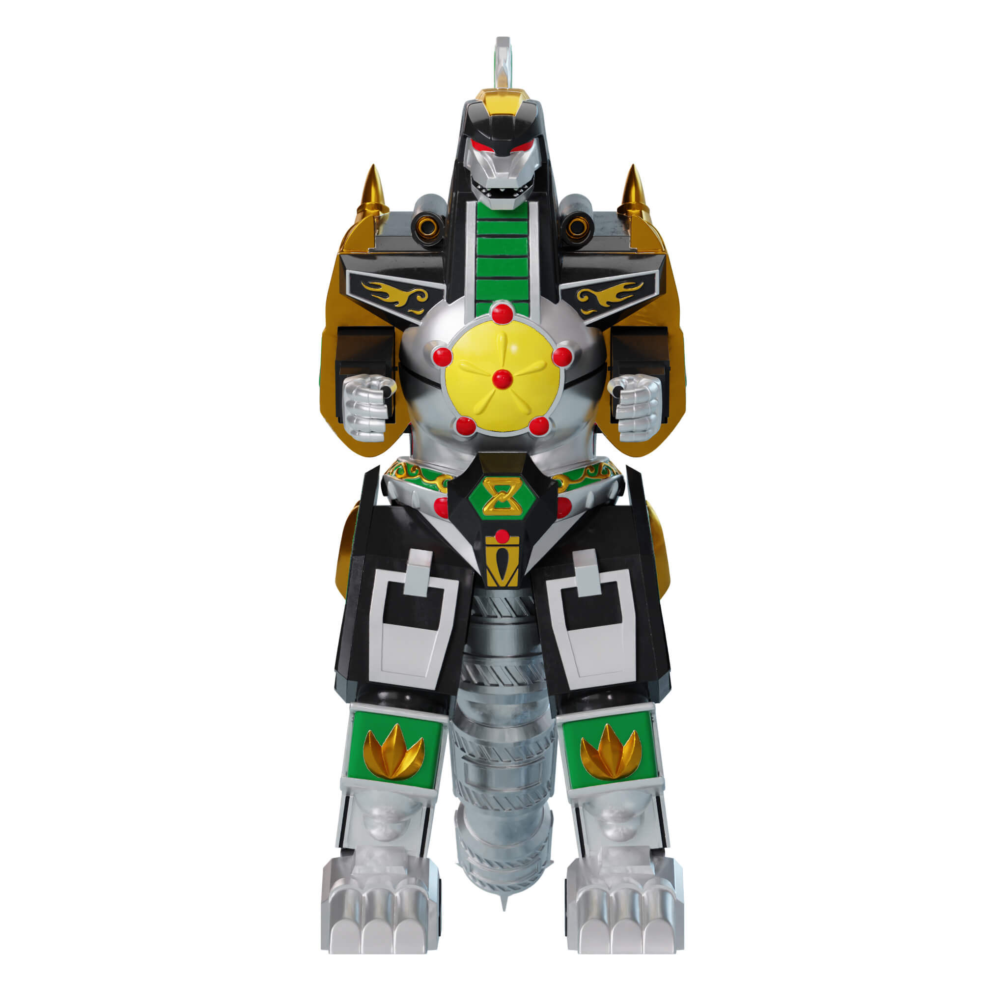 Mighty Morphin Power Rangers Super Cyborg - Dragonzord (Full Color)