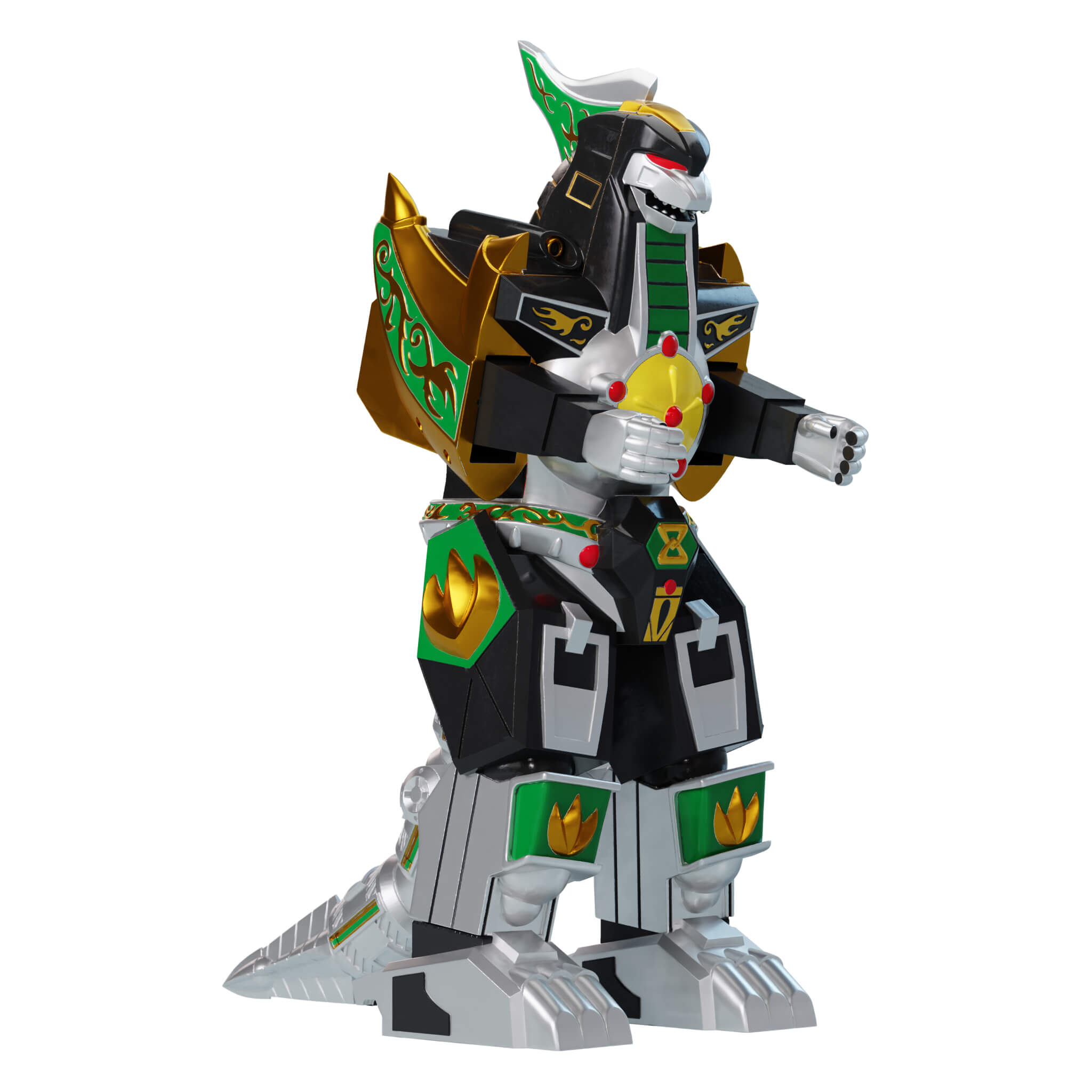 Mighty Morphin Power Rangers Super Cyborg - Dragonzord (Full Color)