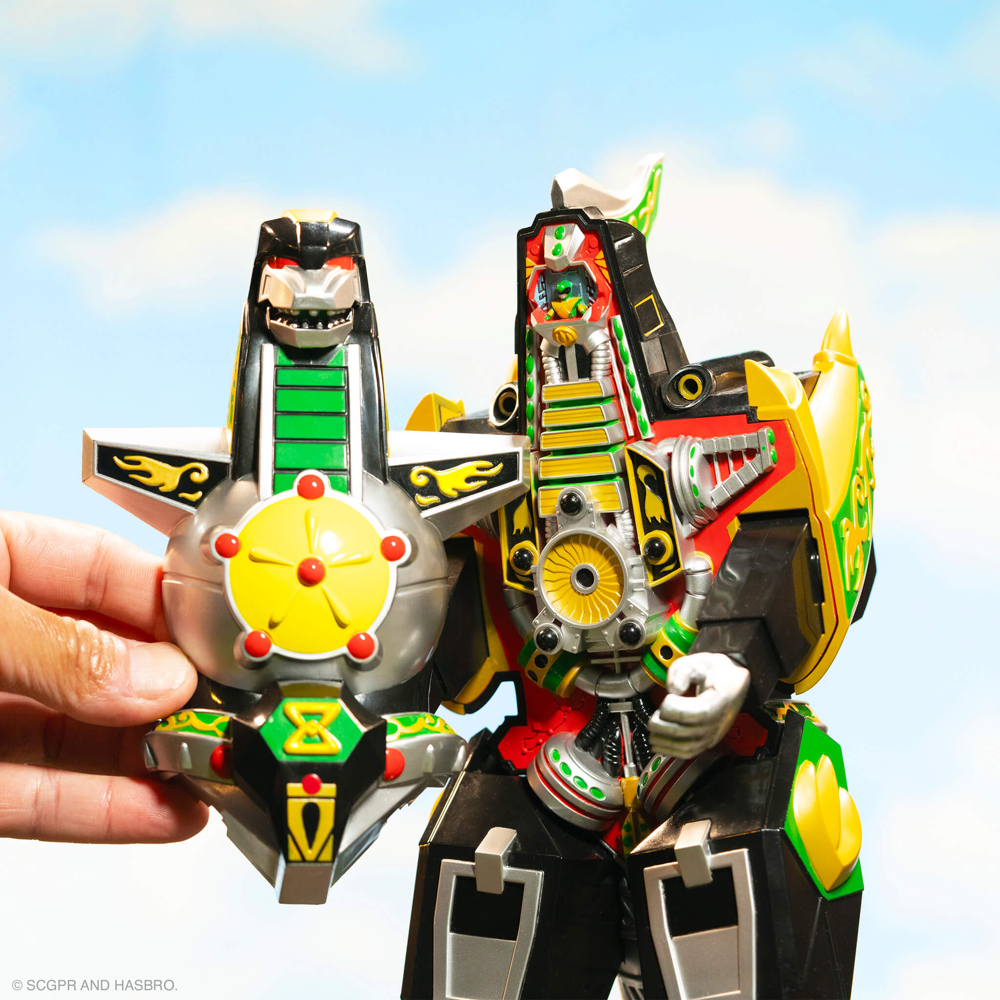 Mighty Morphin Power Rangers Super Cyborg - Dragonzord (Full Color)