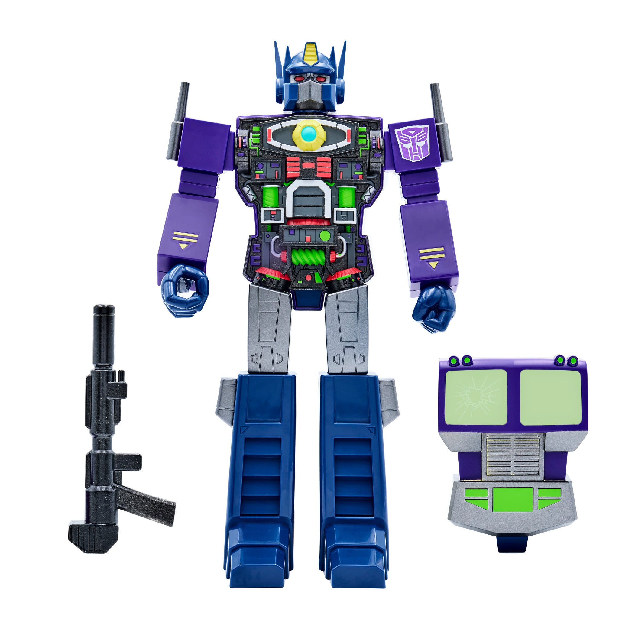 Transformers Super Cyborg - Optimus Prime (Shattered Glass Purple)