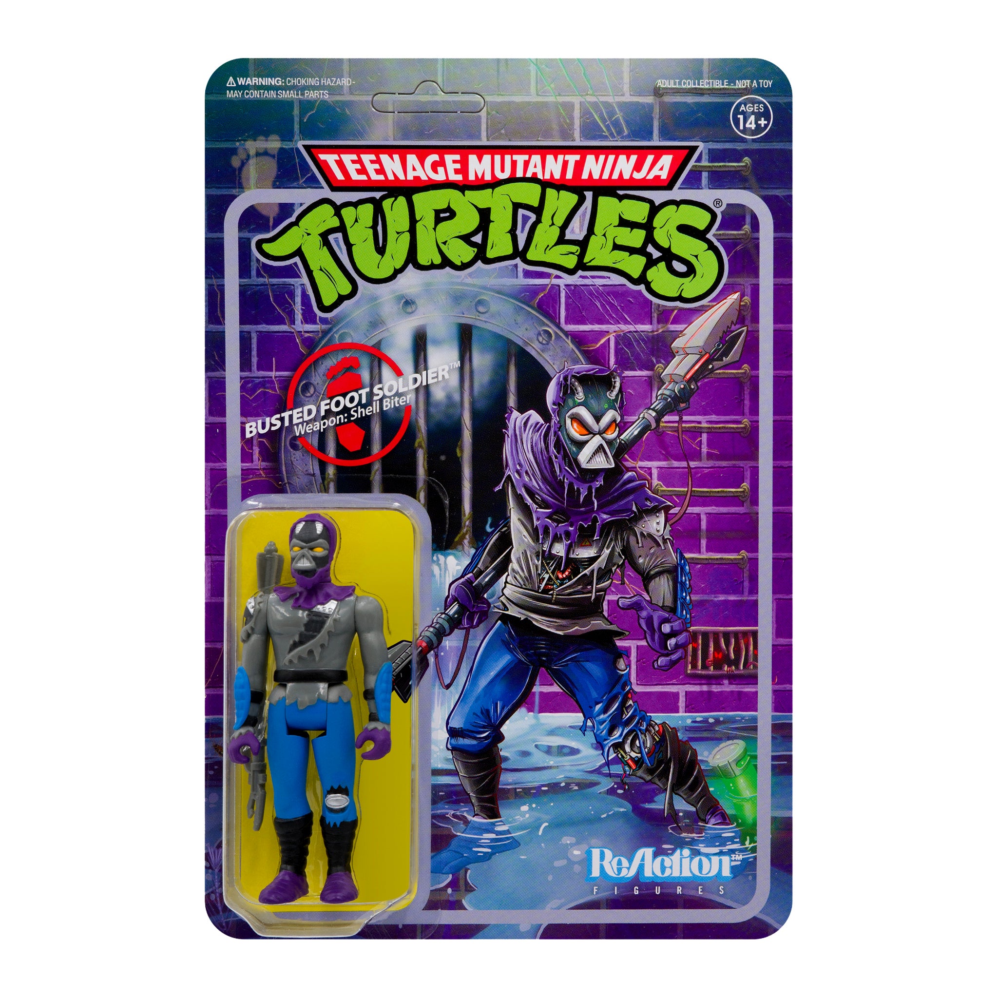 Teenage Mutant Ninja Turtles ReAction Figure Wave 3 - Damaged Foot Soldier