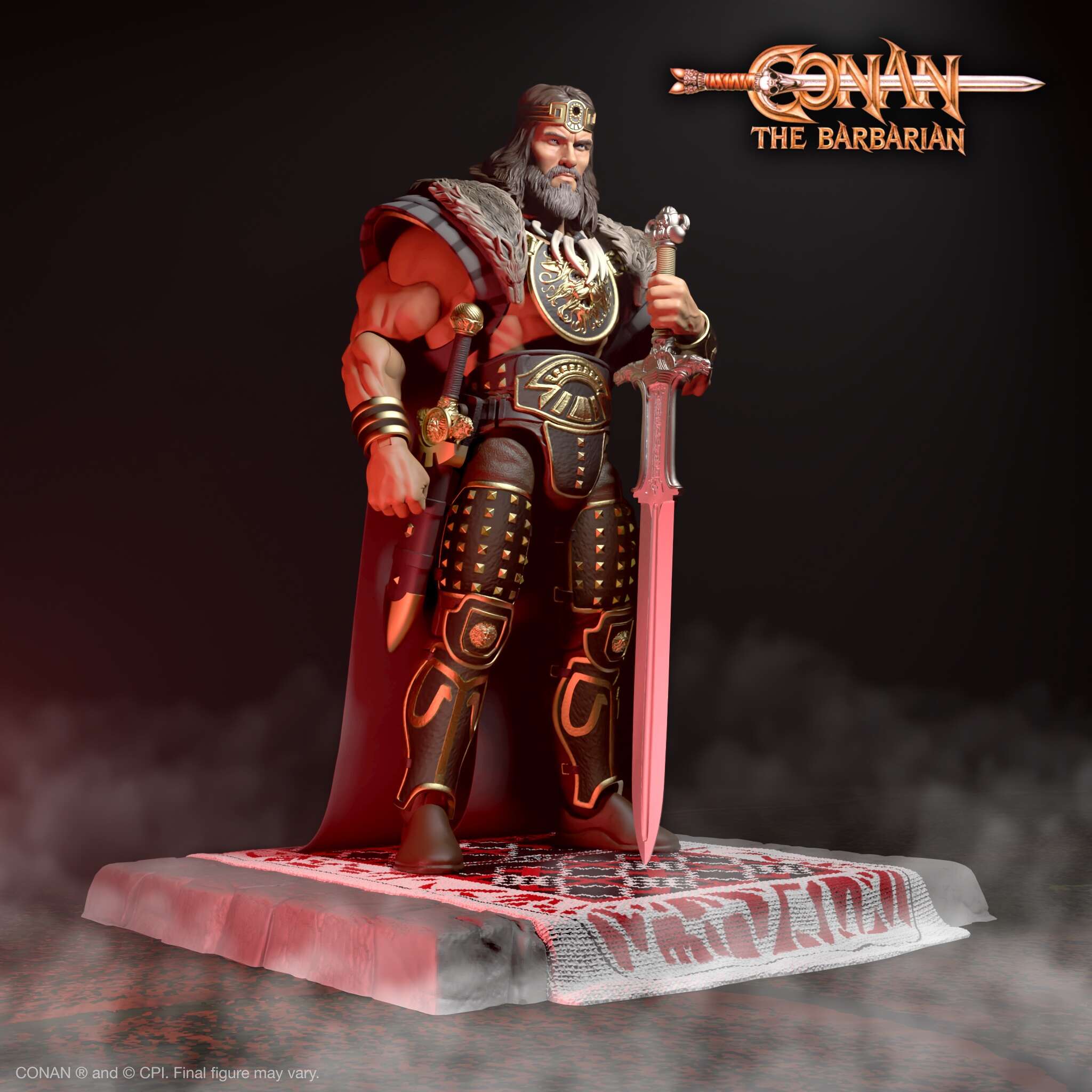 Conan The Barbarian ULTIMATES! Wave 4 - King Conan and Throne