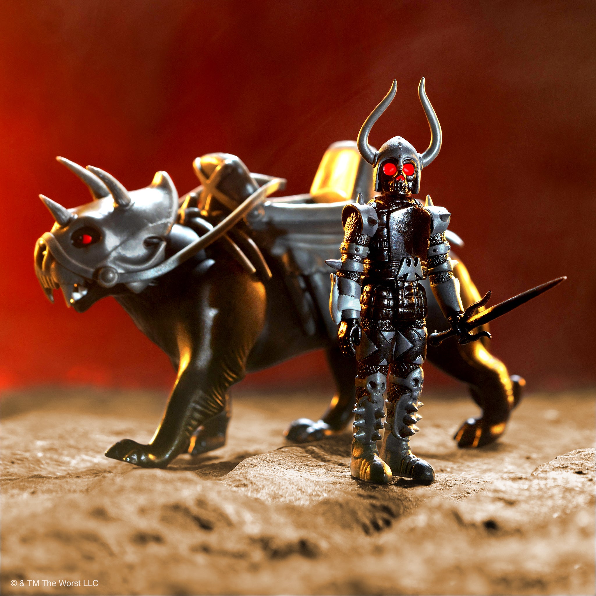 The Four Worstmen of the Apocalypse ReAction Figure - Black Falcon and Famine Puma