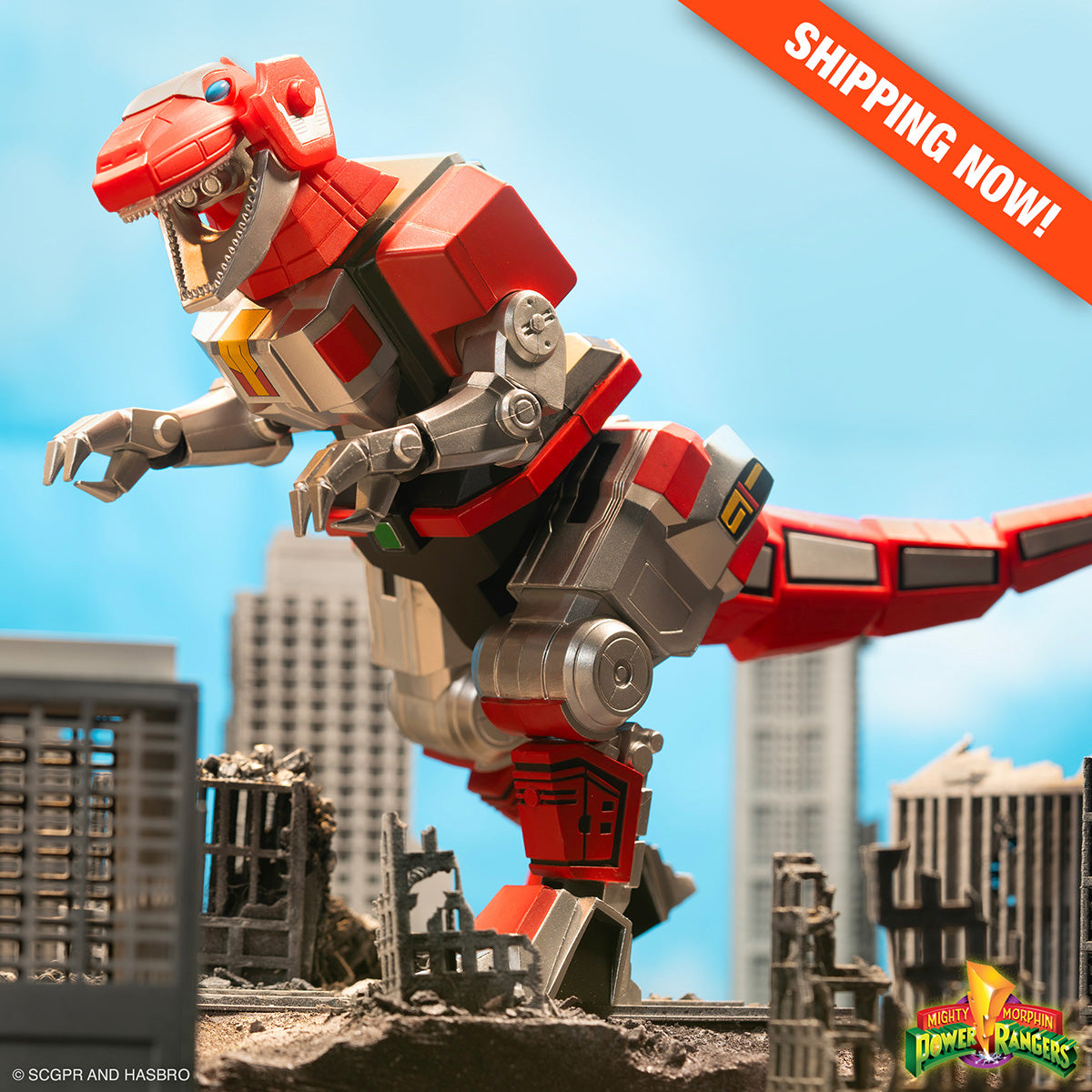 Mighty Morphin Power Rangers ULTIMATES! Wave 1 - Tyrannosaurus Dinozord
