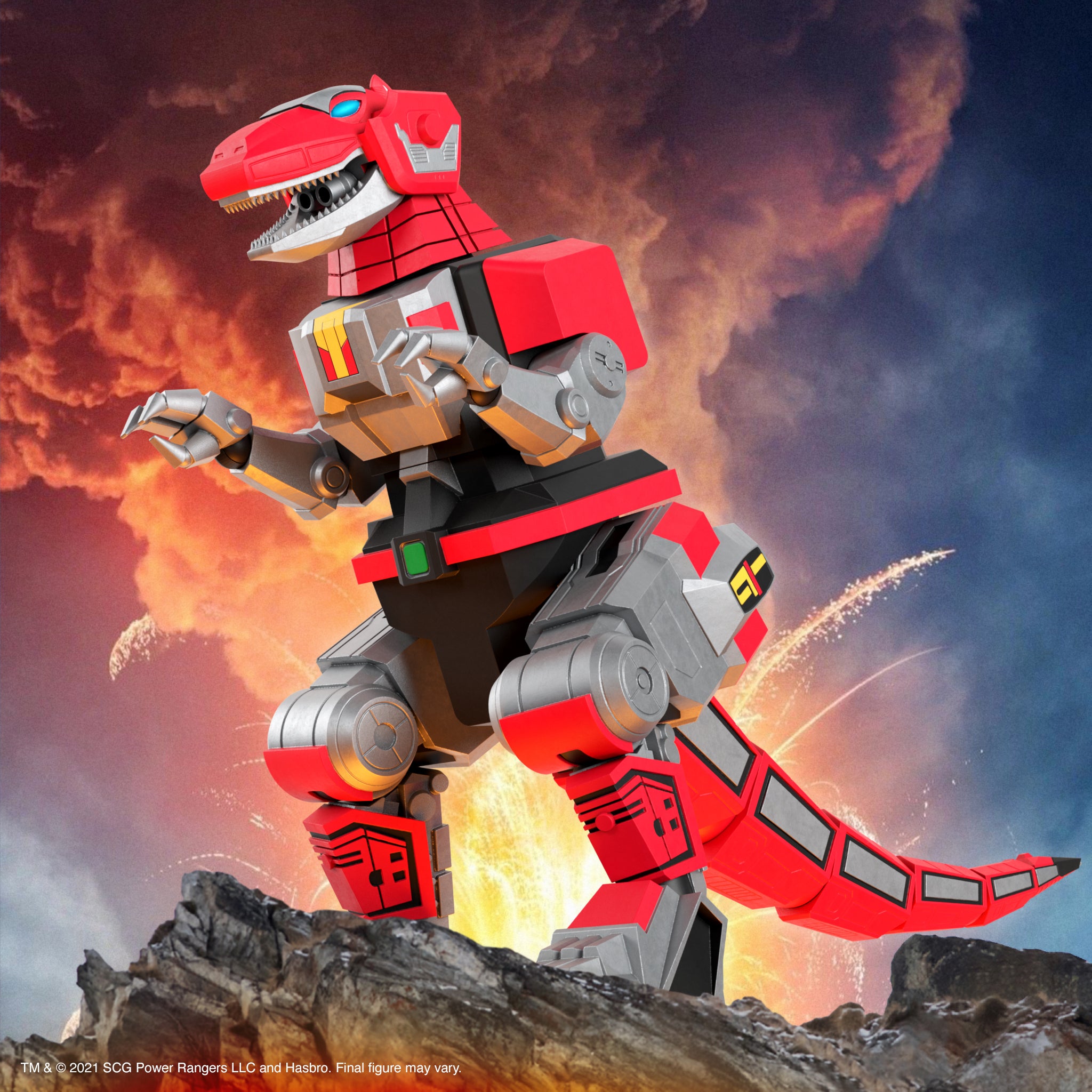 Mighty Morphin Power Rangers ULTIMATES! Wave 1 - Tyrannosaurus Dinozord
