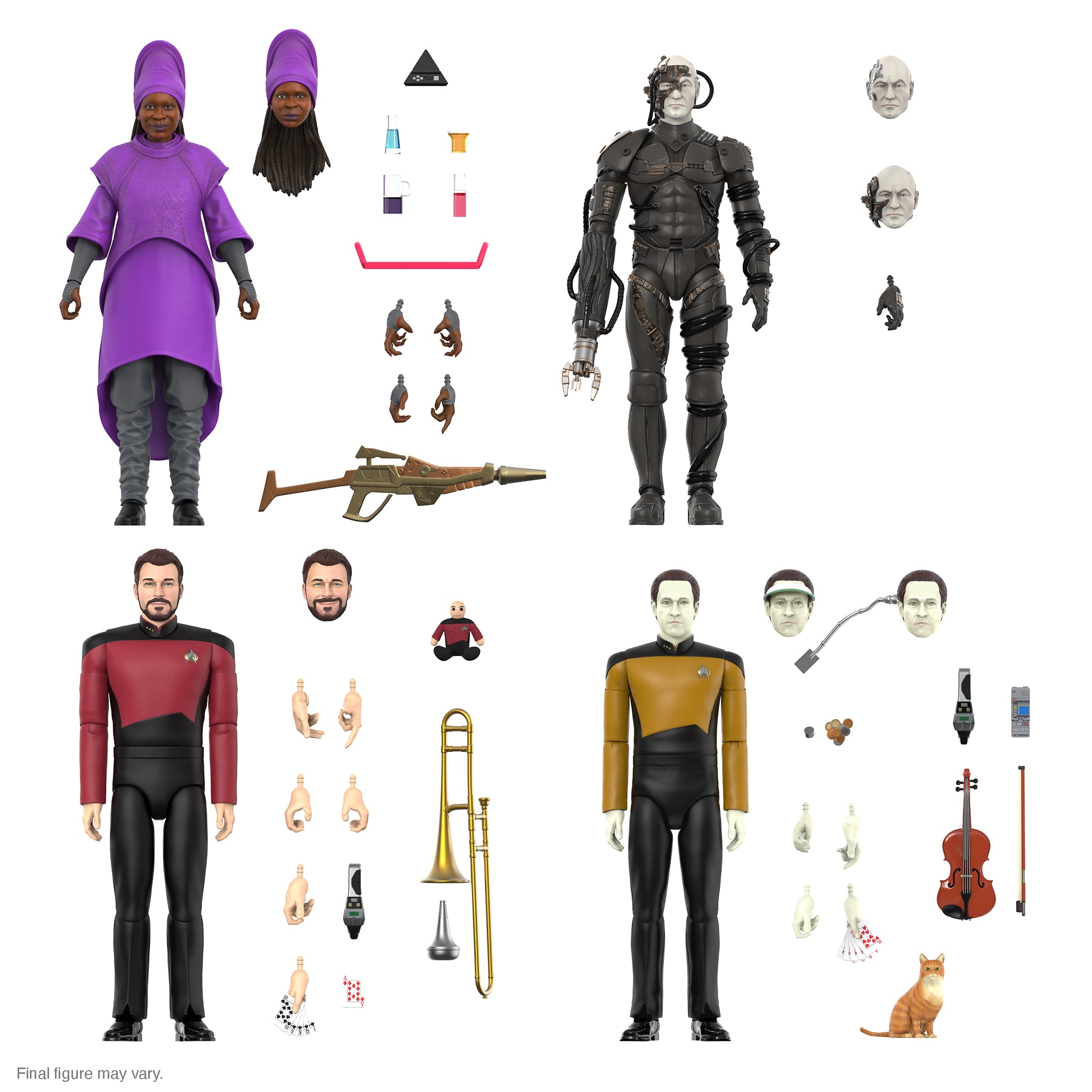 Star Trek: The Next Generation ULTIMATES! Wave 1 - Set of 4