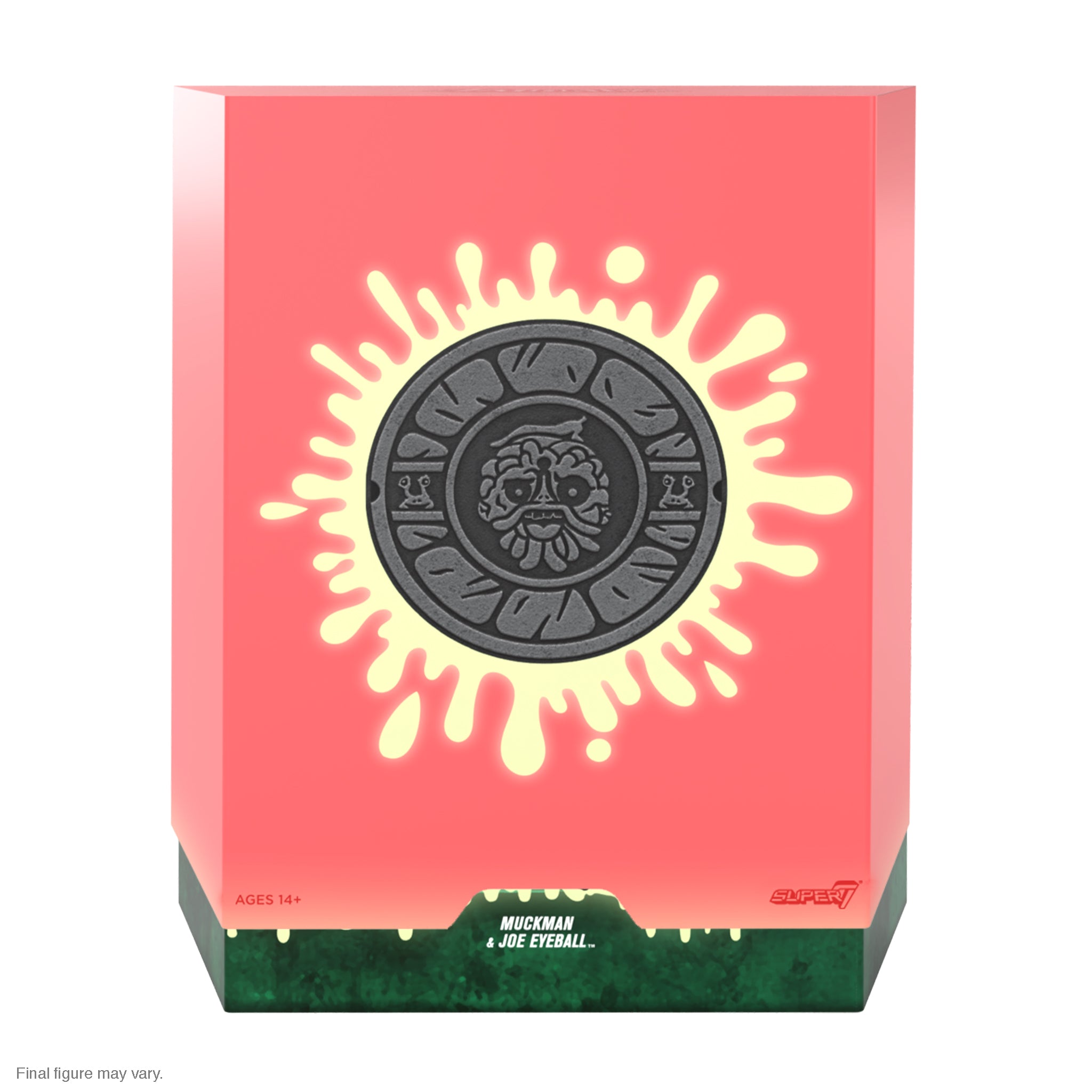 NYCC exclusive TMNT Ultimates Wave 4 Muckman and Joe Eyeball in a pink glow themed box