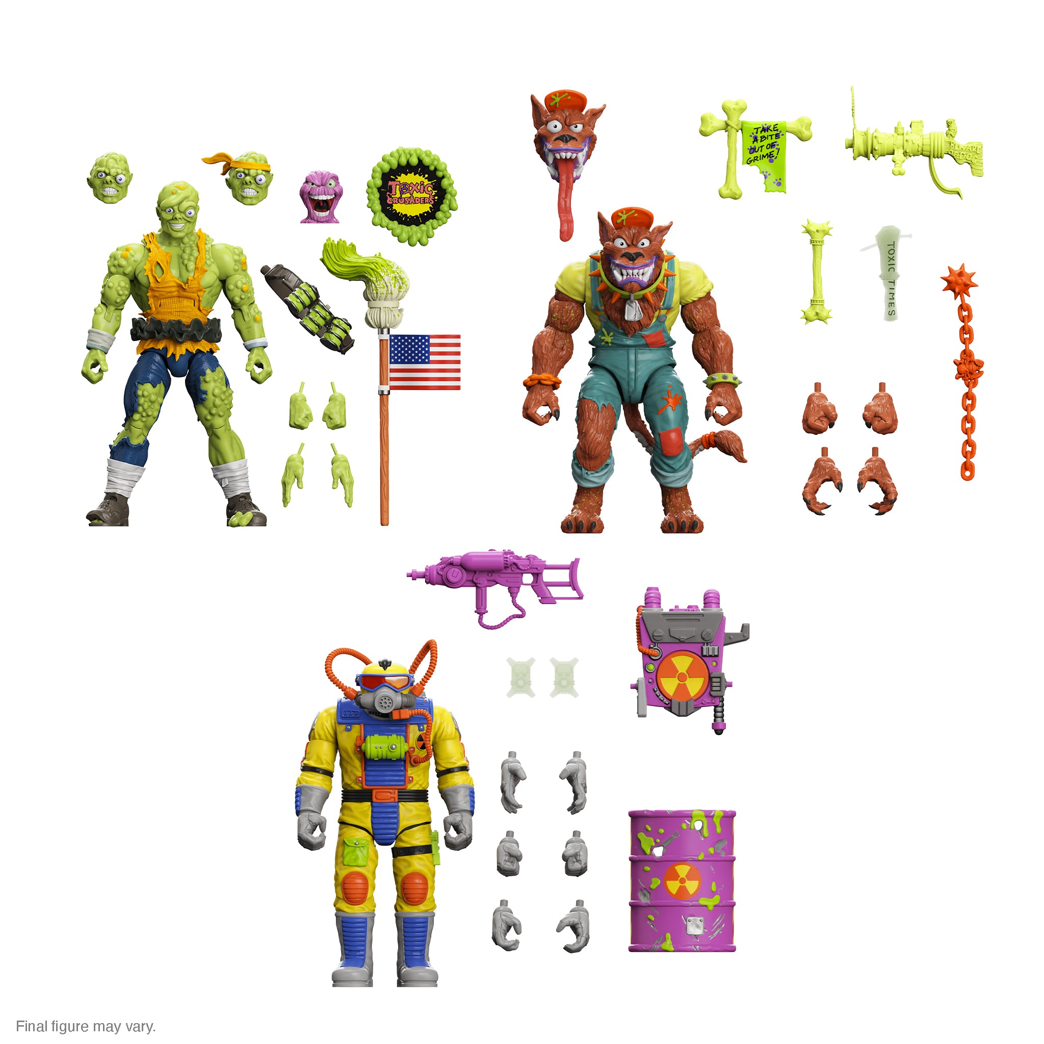 Toxic Crusaders ULTIMATES! Wave 3 - Full Set