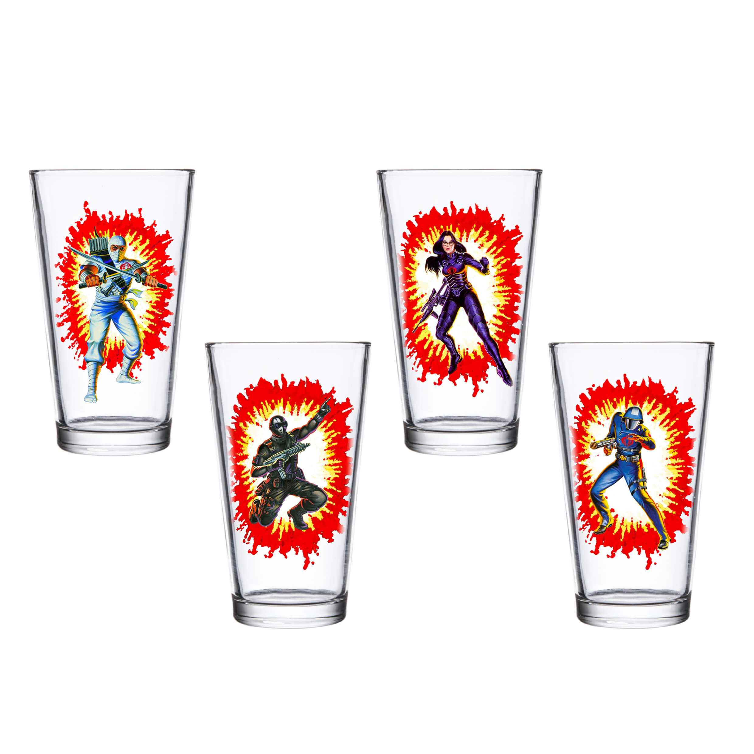 G.I. Joe Drinkware - Set of 4