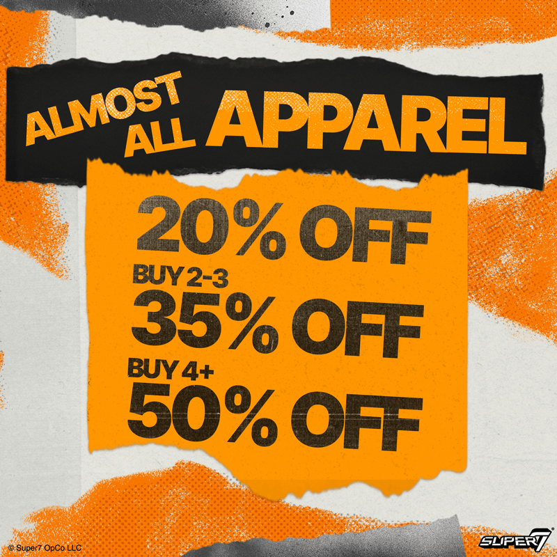 April Apparel Sale