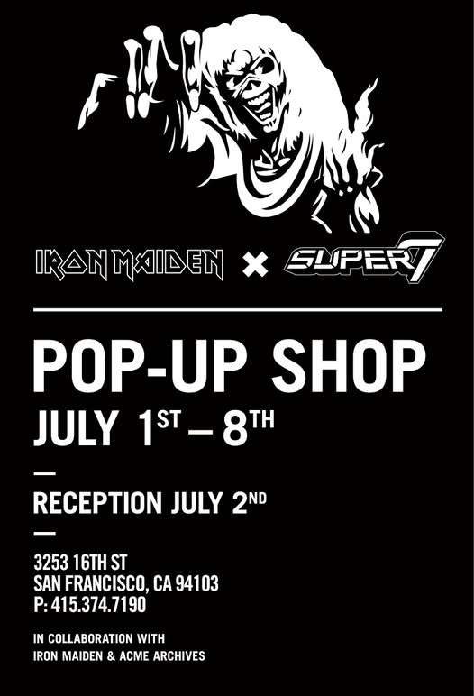 Iron Maiden Pop-Up Shop