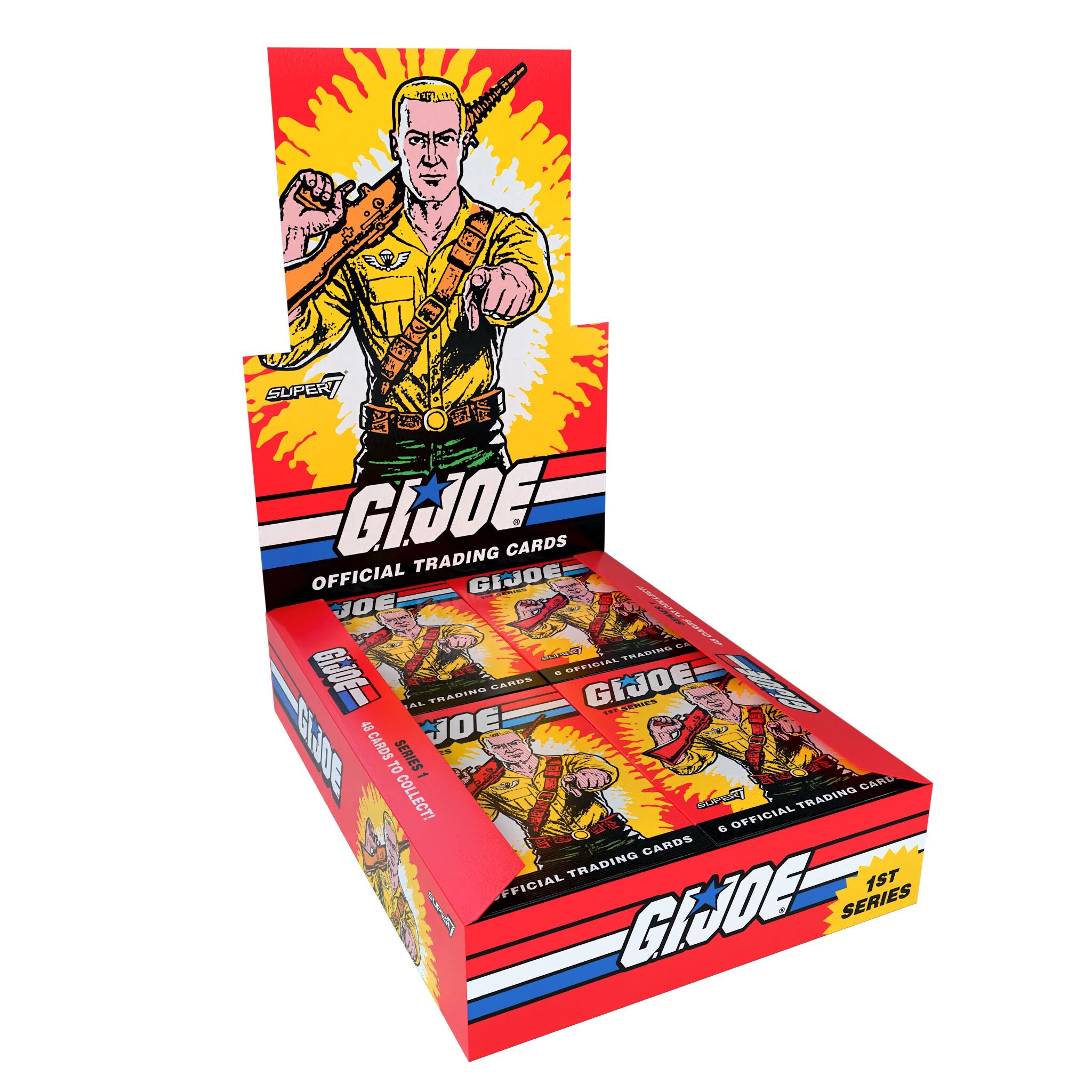 G.I. Joe Trading Cards - Series 1 - Flats Containing 24 Wax Packs