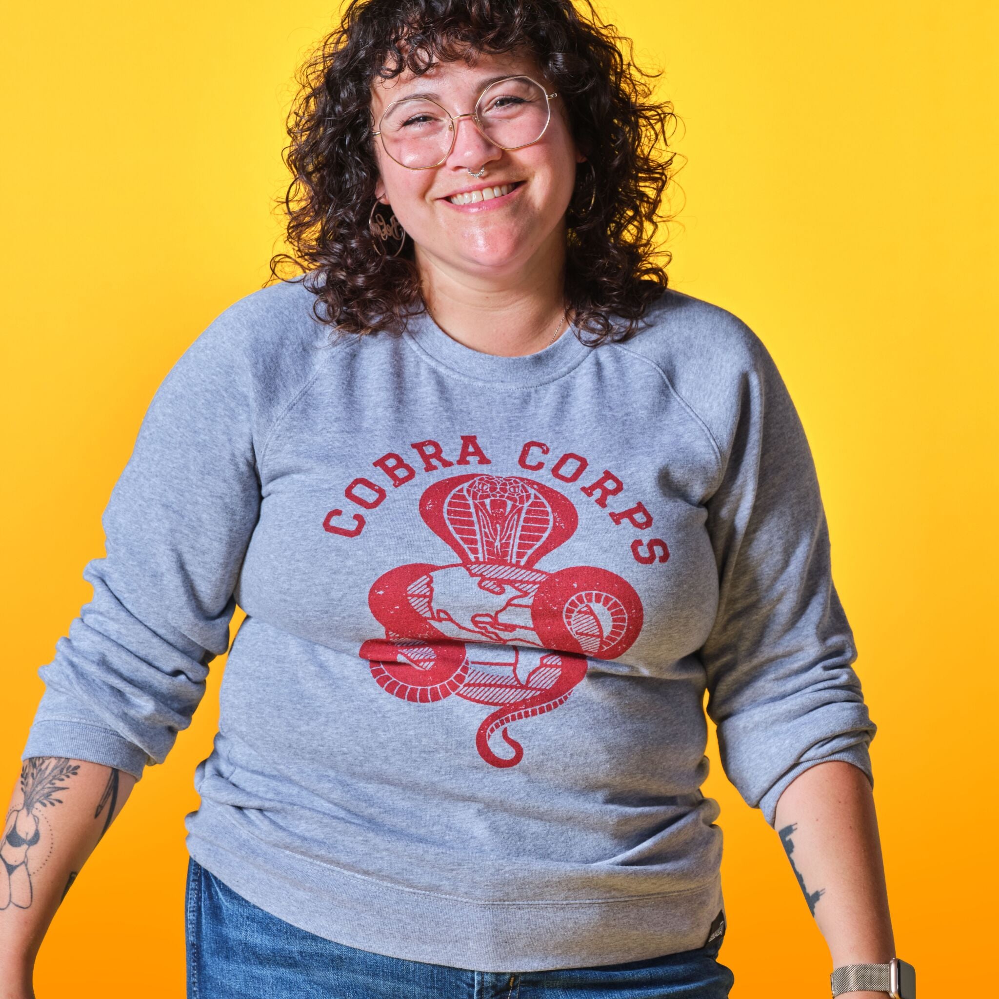 G.I. Joe Fleece - Cobra Fleece Crewneck Sweatshirt