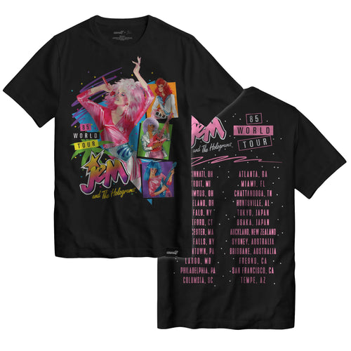 Jem and the Holograms World Tour T-shirt